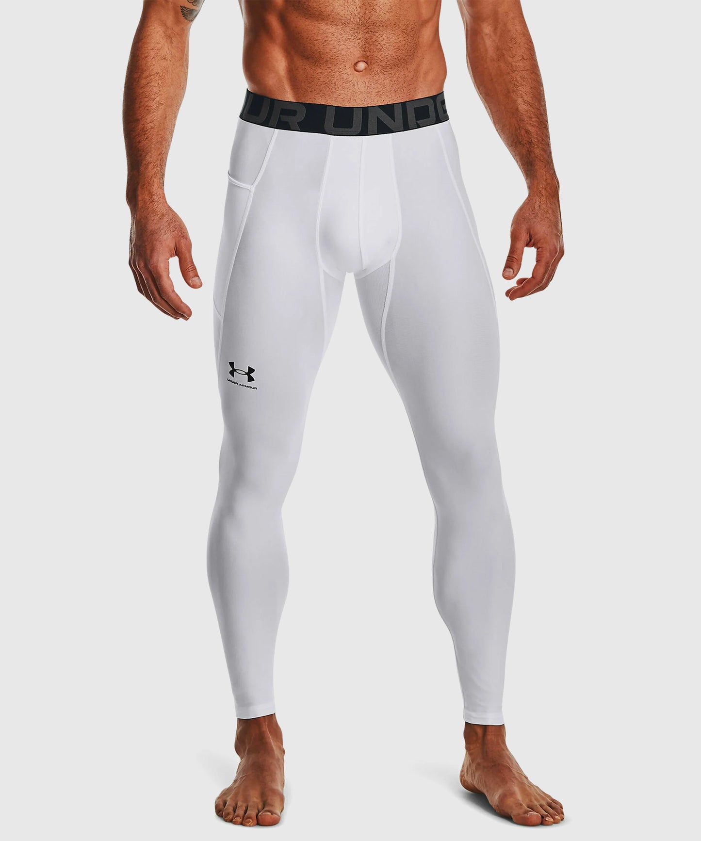 Pantalon De Compression Under Armour Heatgear® Armour - Blanc