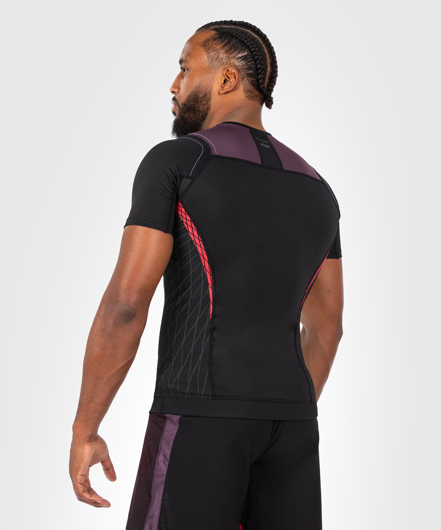 Venum x Dodge Banshee Hombres de manga corta Rashguard - Negro