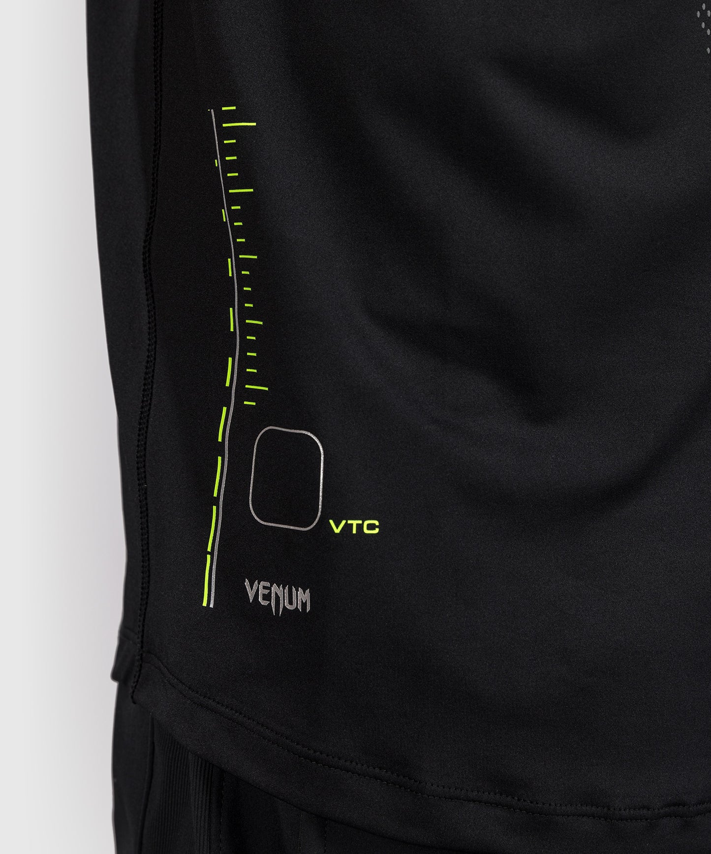 T-shirt Dry Tech Venum Training Camp 4.0 - Noir/Vert fluo