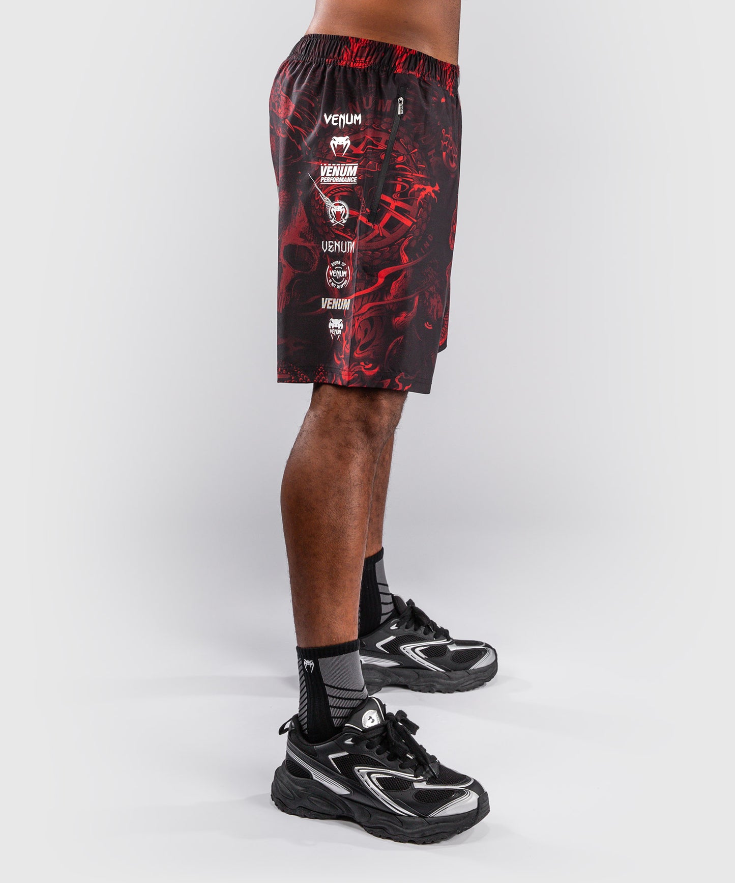 Venum 20th Anniversary Pantaloncini da Allenamento - Nero/Rosso