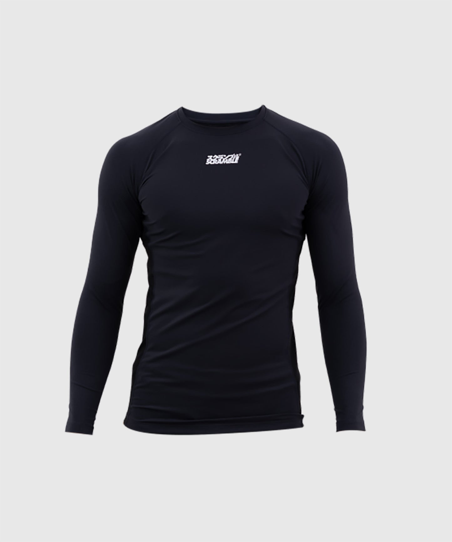 Scramble Shinobi Langarm-Rashguard - Marineblau