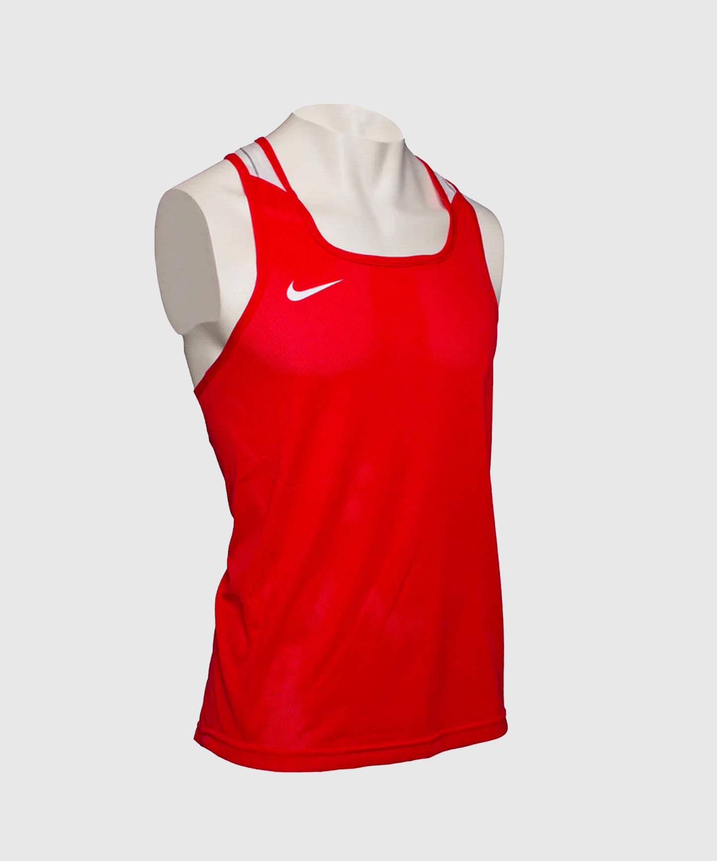 Nike Camiseta de Tirantes de Boxeo - Rojo/Blanco