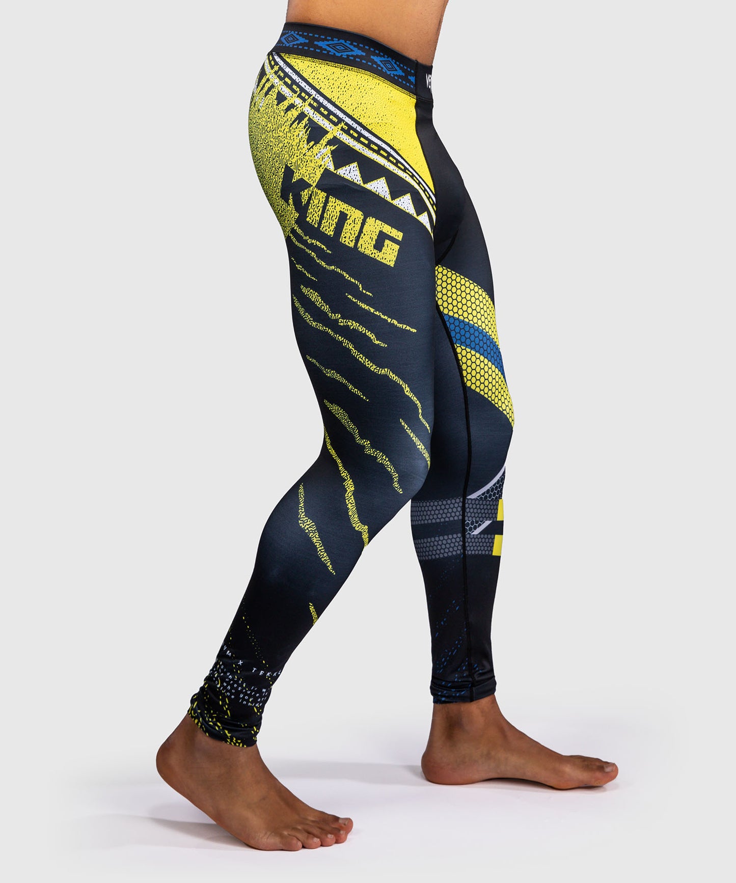 Pantalon de Compression King Venum x TEKKEN 8 - Noir/Jaune