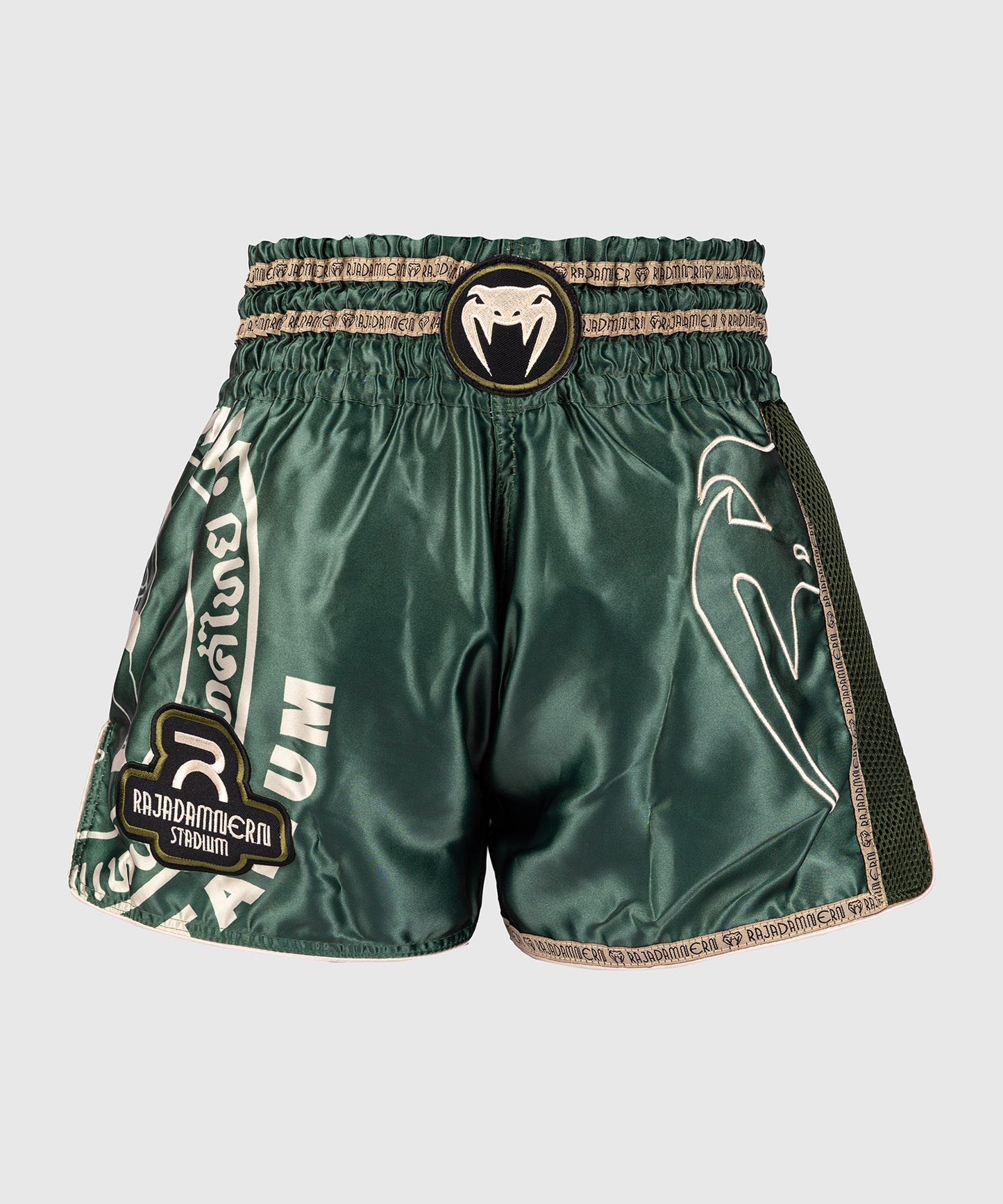 Venum x Rajadamnern Muay Thai Shorts - Militärgrün