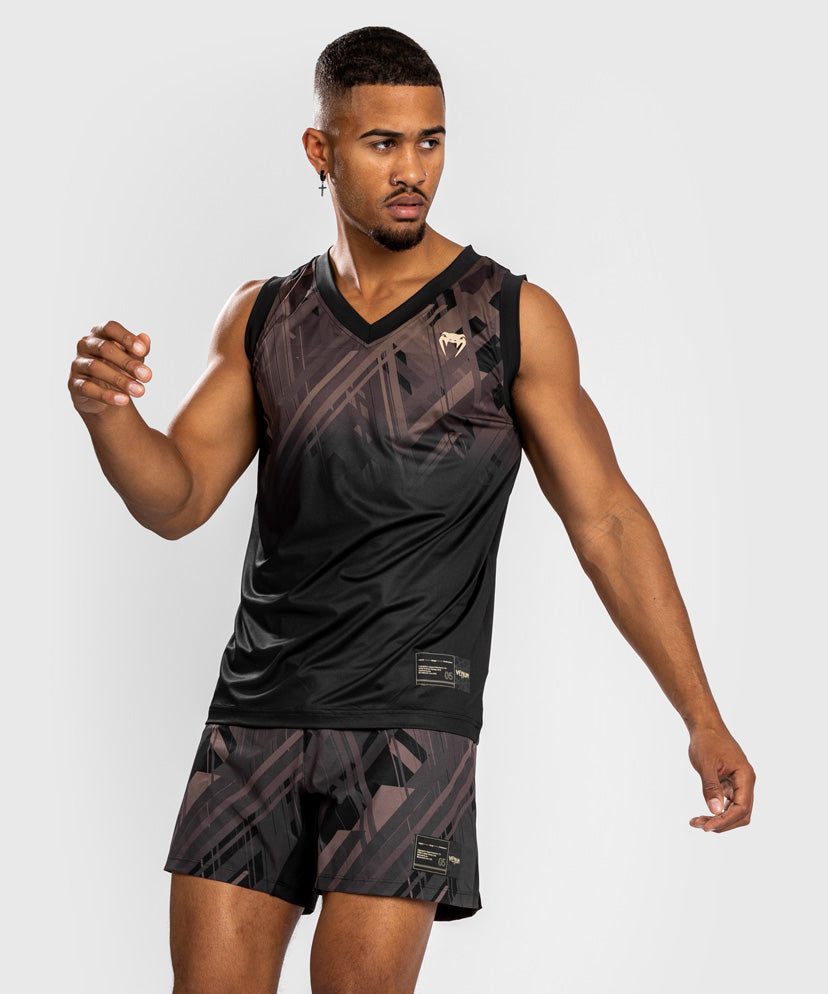 Venum Tecmo 2.0 Dry Tech Tank Top - Schwarz/Braun