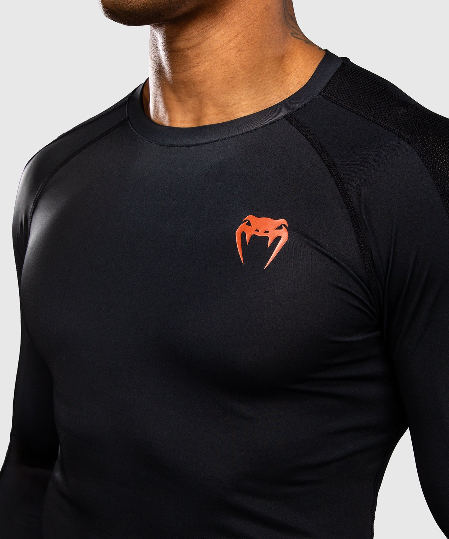 Venum Thunder Dragon Rashguard a Maniche Lunghe – Nero/Grigio/Rame