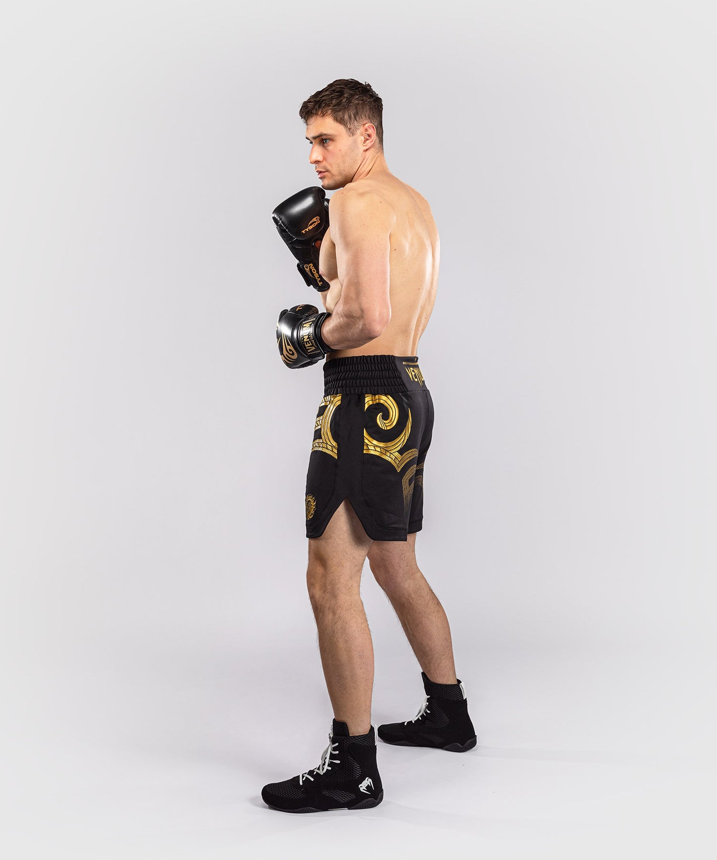 Venum x Mike Tyson Tiger Boxing Shorts - Black/Gold