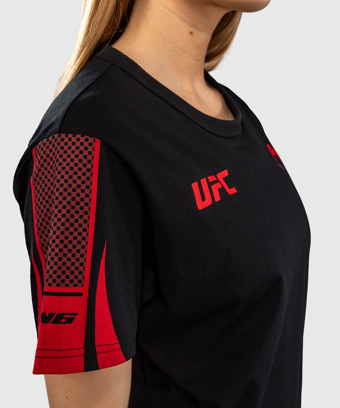 T-shirt à Manches Courtes pour Femme Venum UFC Unity by Venum Authentic Fight Week - Noir