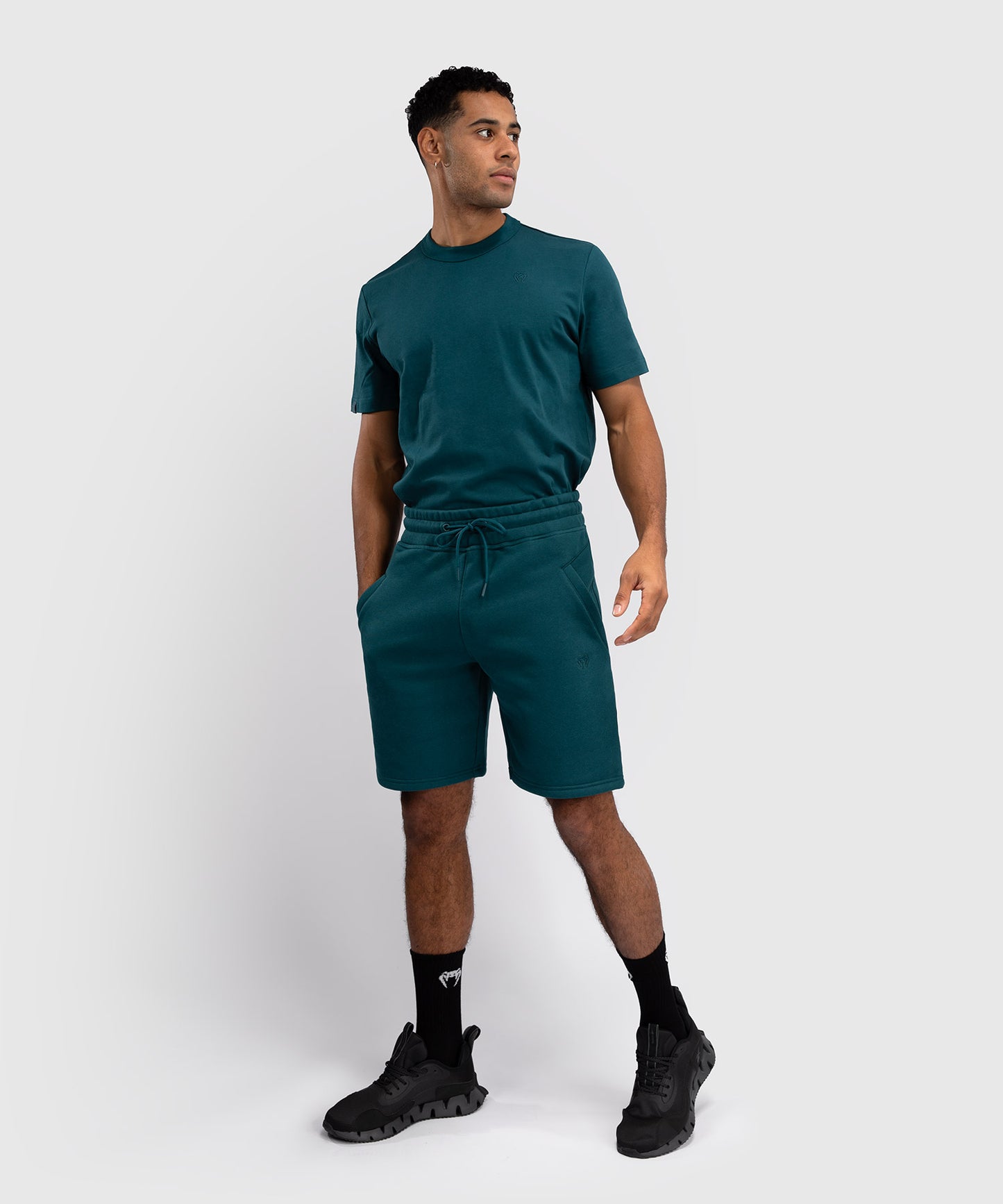 Venum Silent Power Baumwollshorts - Pfauengrün