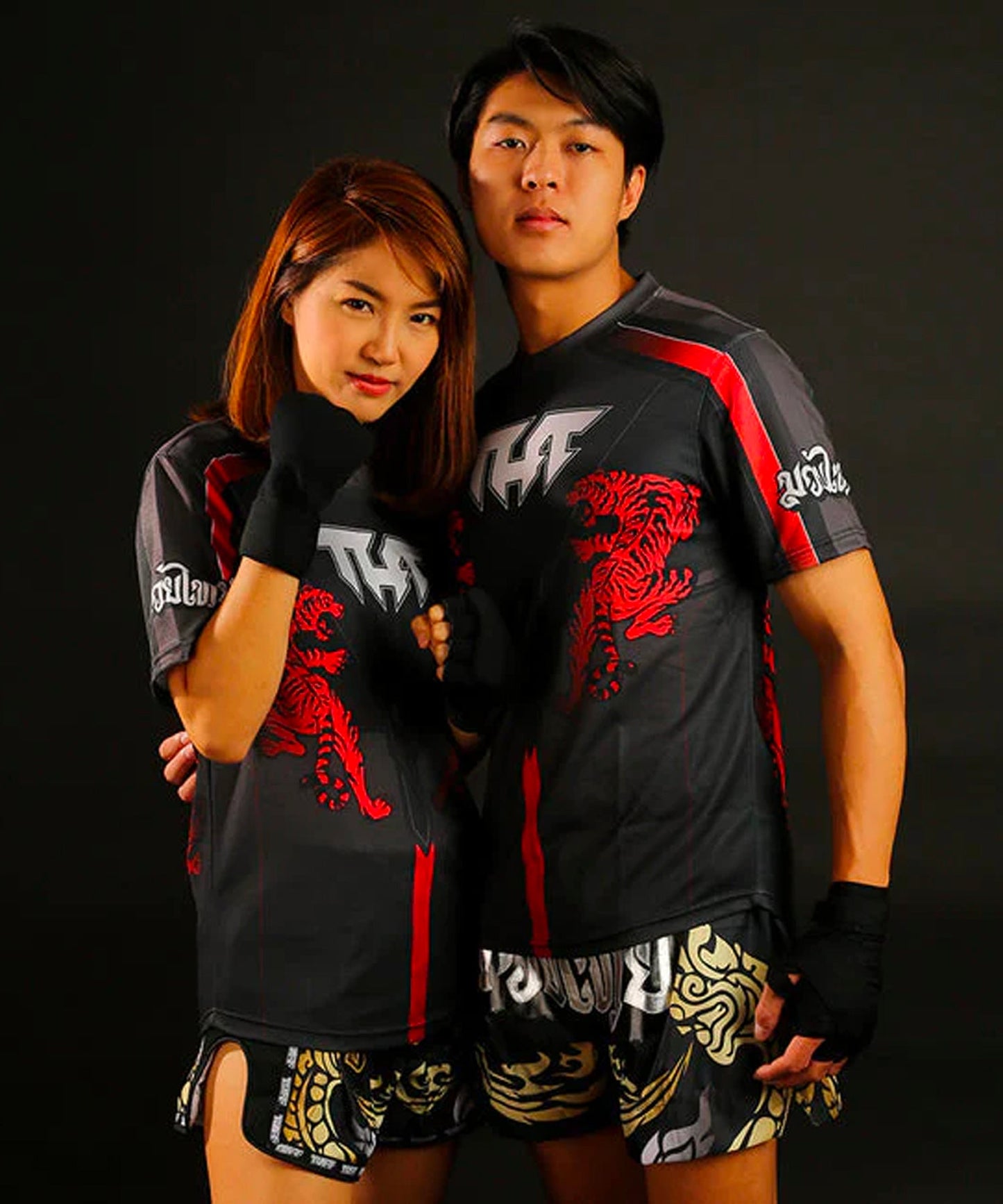 Tuff Double Tiger Camiseta - Negro
