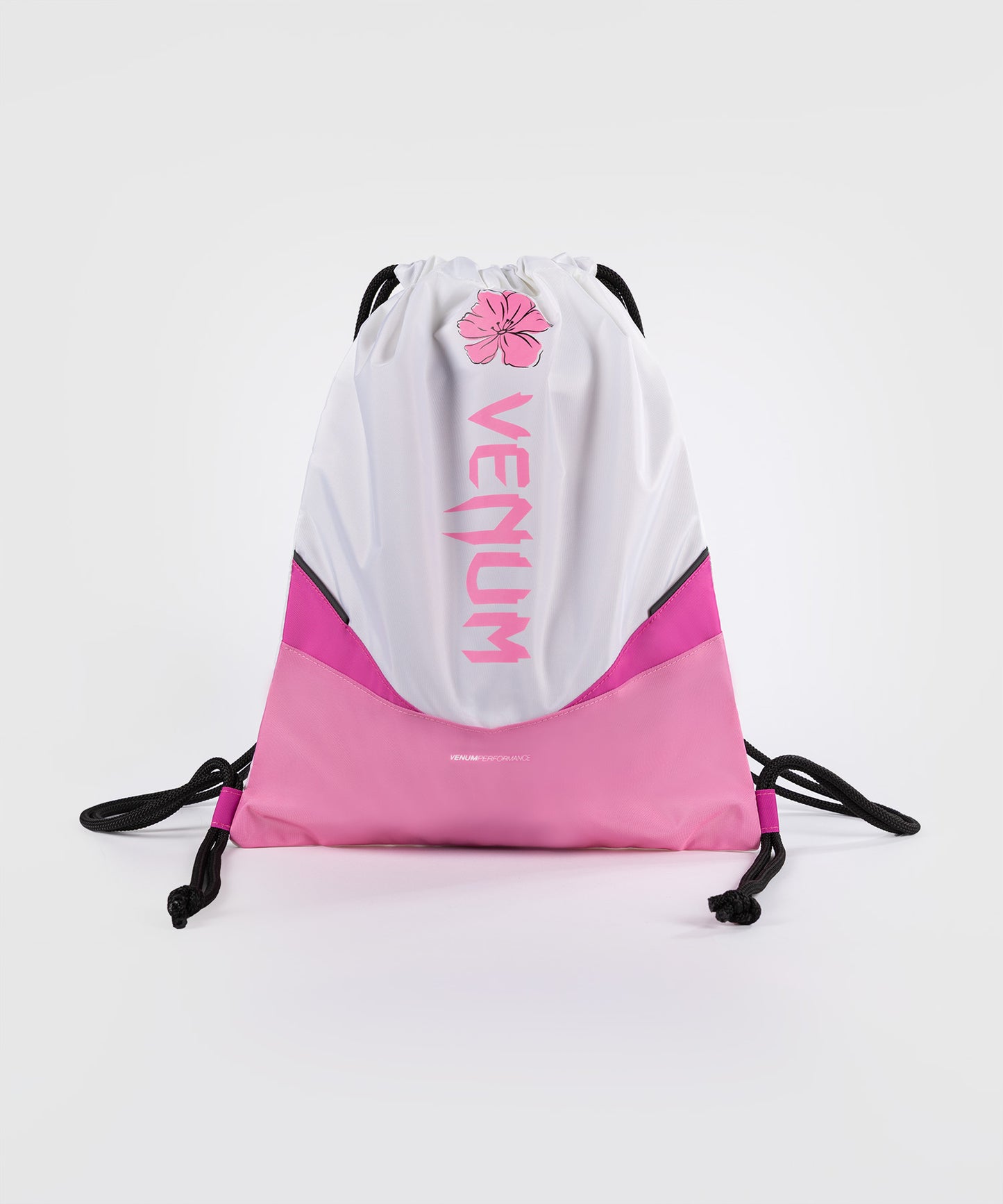Venum Evo 2 Borsa a Sacca con Coulisse (10-15L) – Bianco/Rosa Caramella