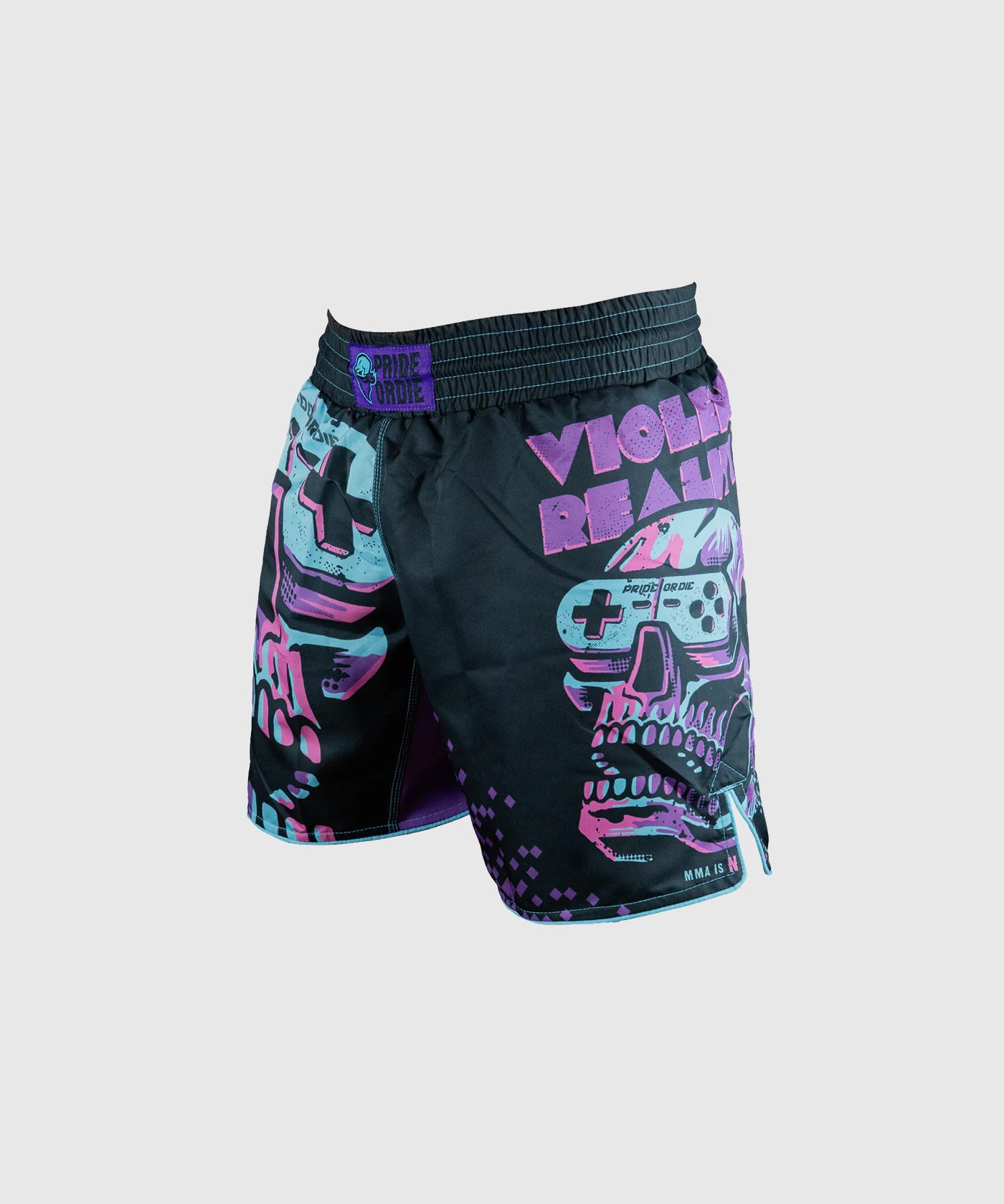 Short de MMA Pride Or Die Violent Reality - Noir