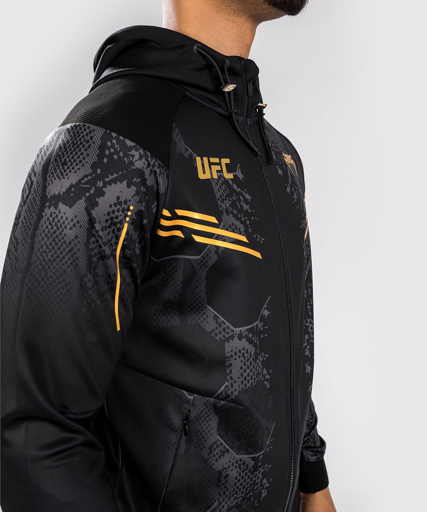 UFC Adrenaline by Venum Authentic Fight Night Felpa con cappuccio Walkout da Uomo - Champion