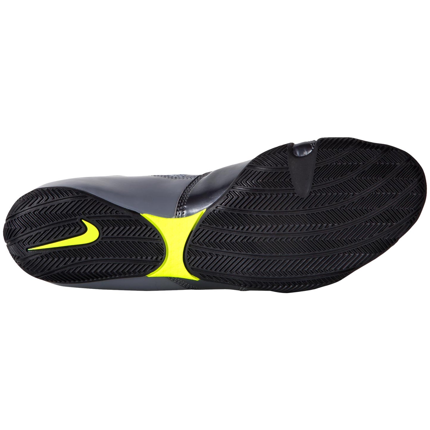 Nike Hyperko Mid-High Boxing Shoes - Grey/Yellow