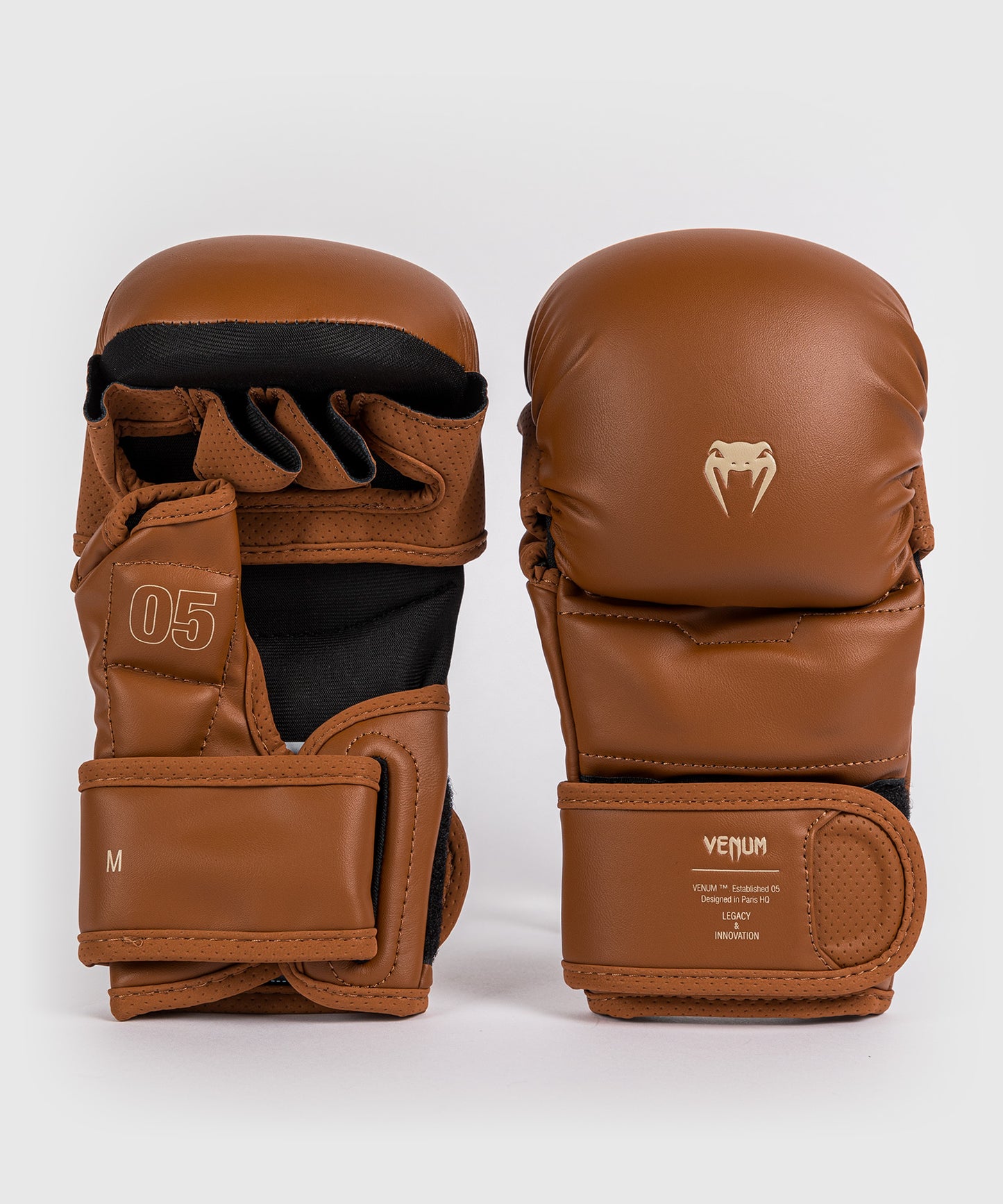 Venum Tiger MMA-Handschuhe - Schwarz/Neonorange