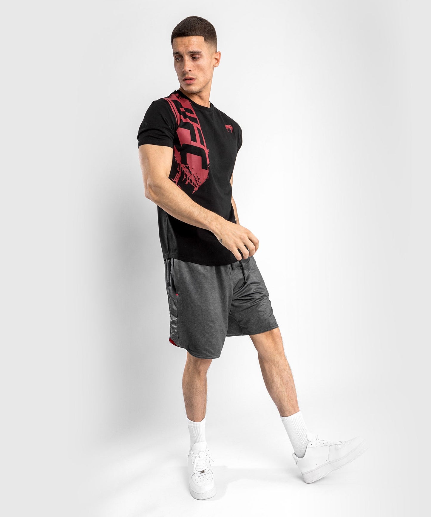 Venum Authentic Fight Week 2.0 UFC T-Shirt - Kurzarm - Schwarz/Rot