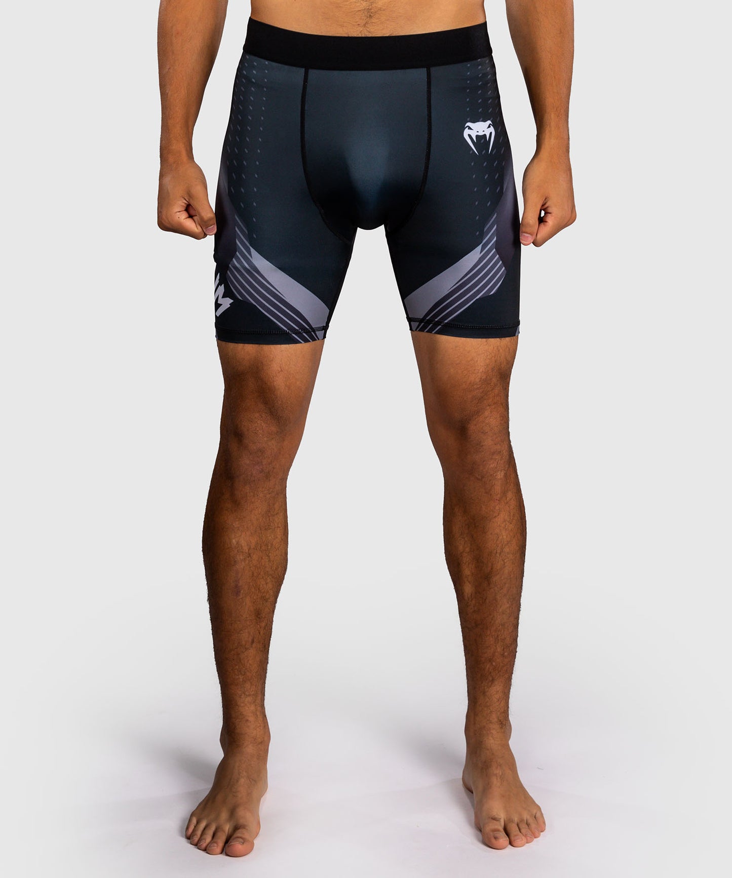 Venum No-Gi 6.0 Pantalón Corto de Compresión - Negro/Blanco