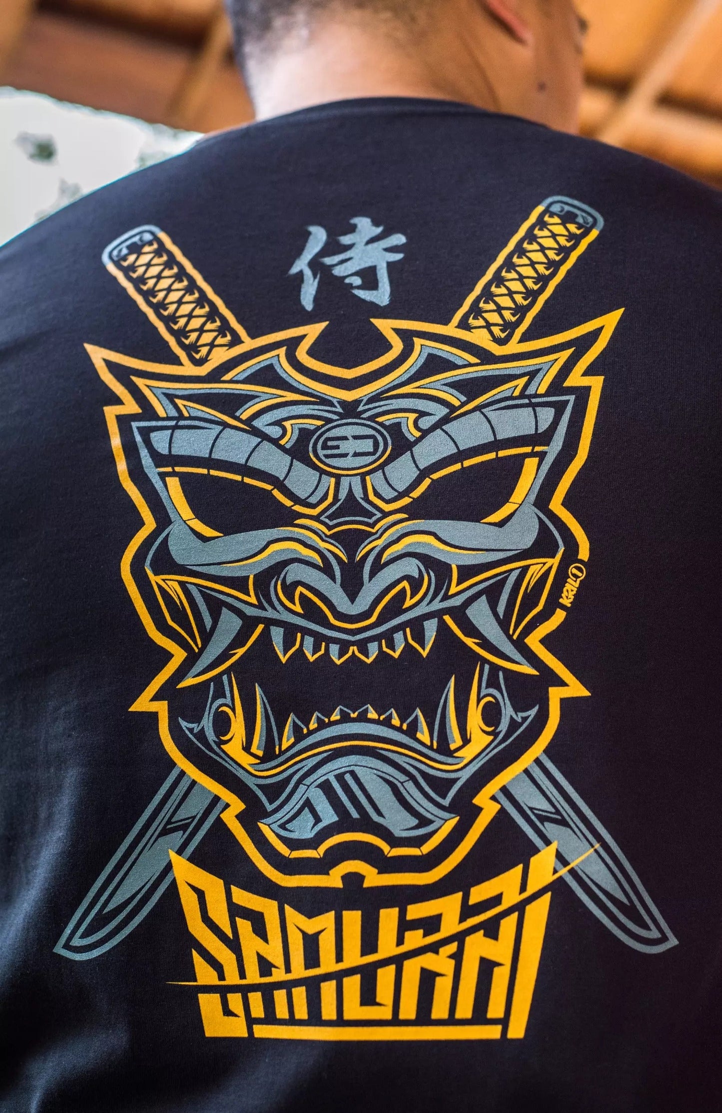 Oneout Samourai Trainings-T-Shirt - Schwarz