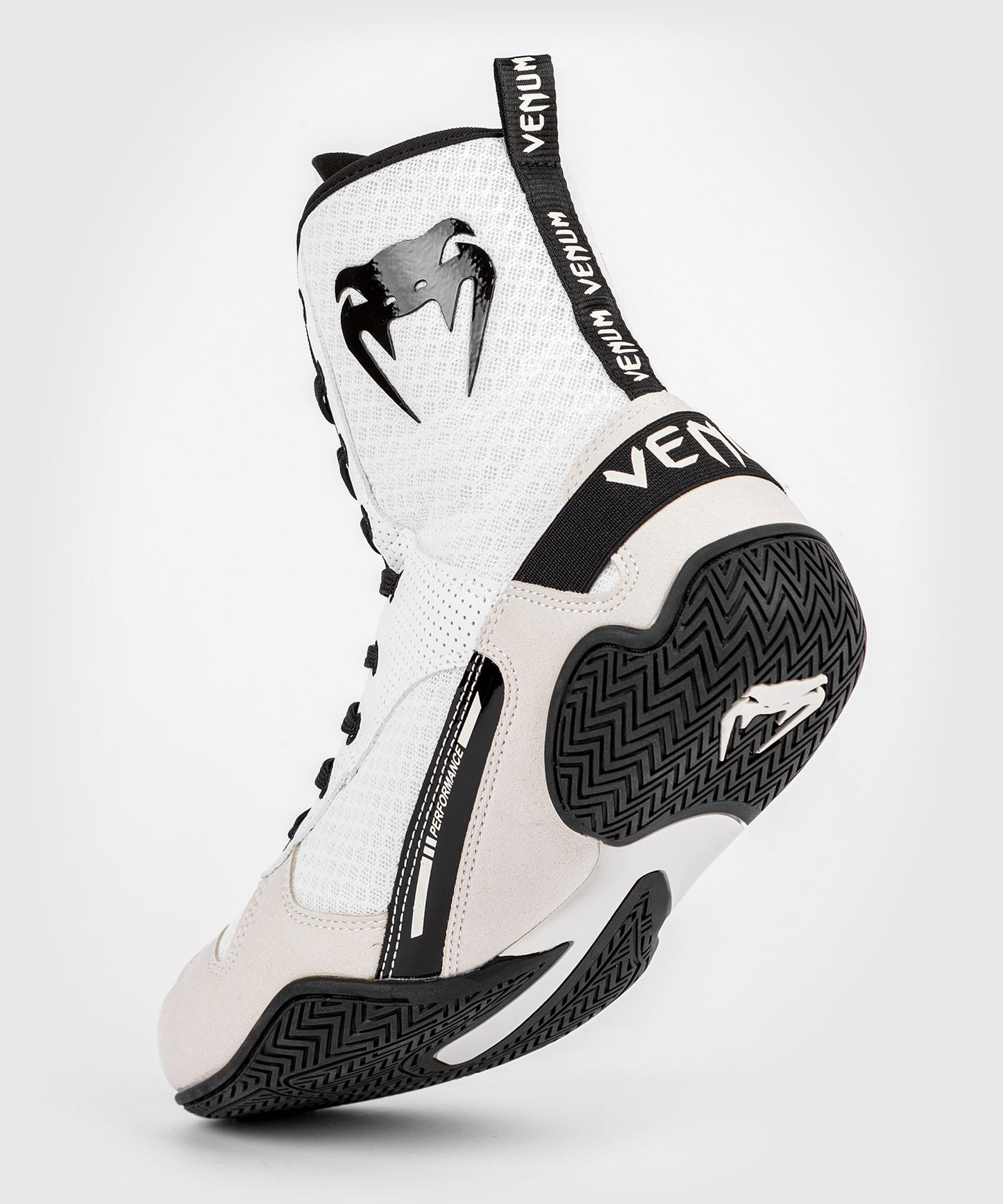 Venum Elite Zapatillas de Boxeo - Blanco/Negro