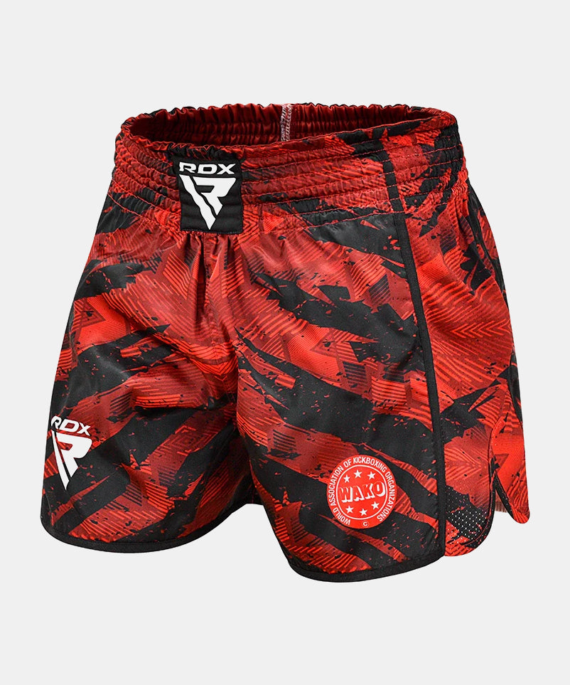 RDX Kickboxing K1 Zugelassen WAKO Fightshorts - Rot