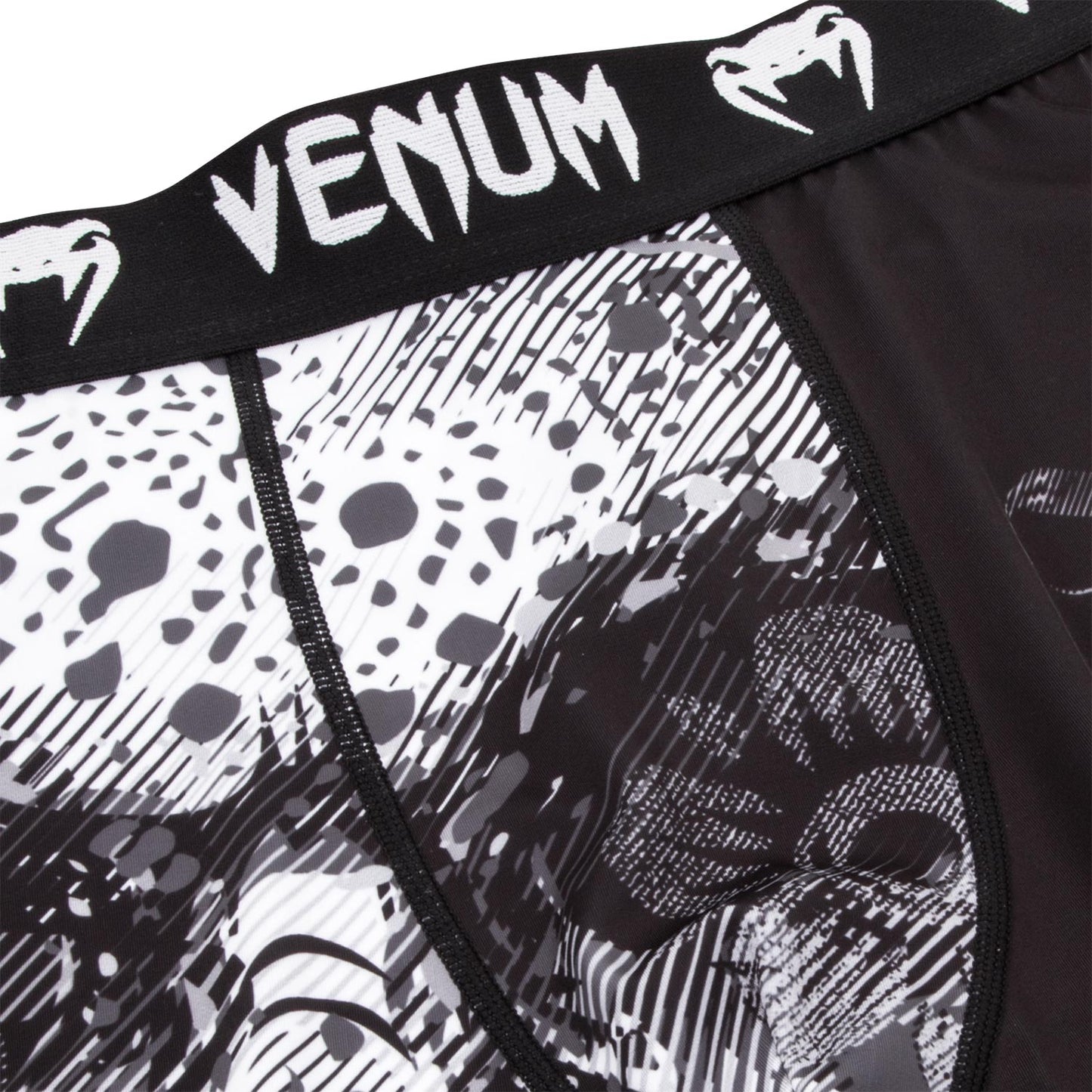 Venum Santa Muerte 3.0 Compression Pants - Black/White