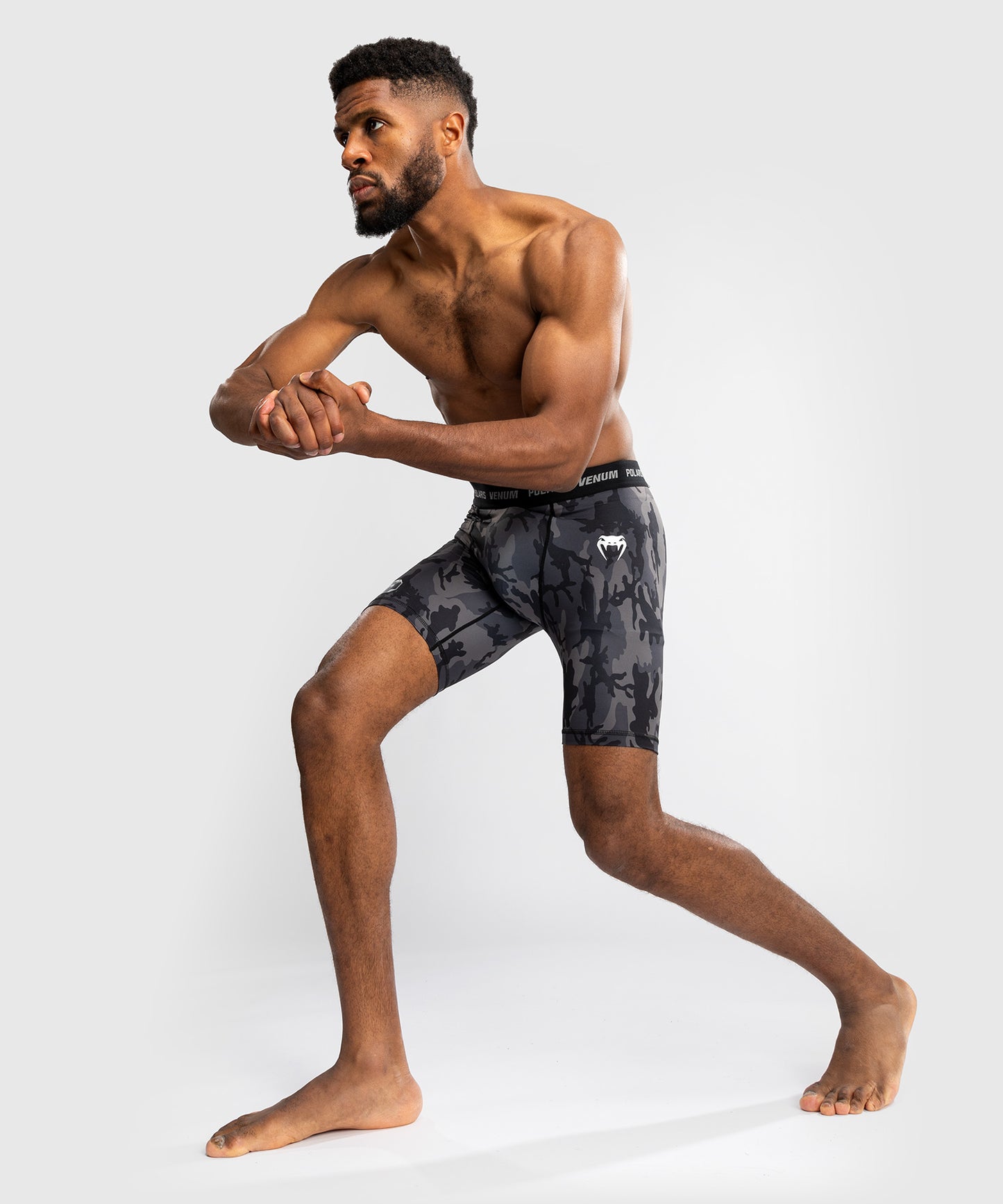 Venum x Polaris Shorts Vale Tudo - Nero/Grigio Tempesta