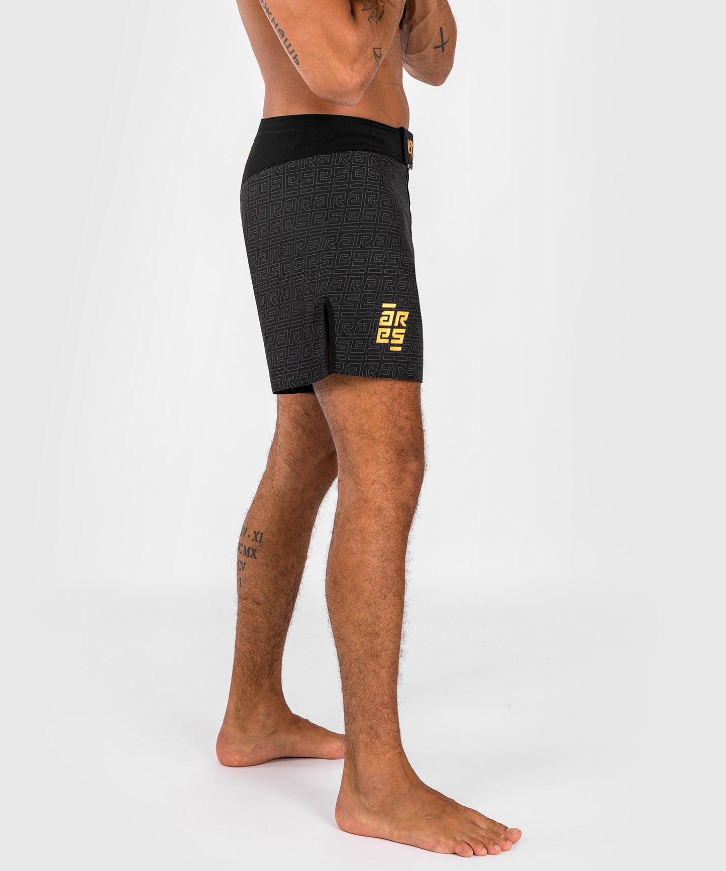 Short de combat pour Hommes Venum x Ares - Noir/Doré