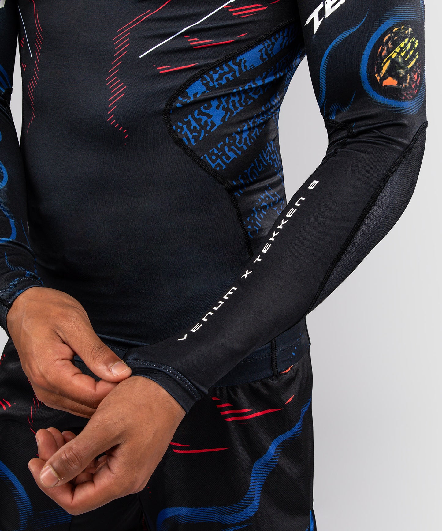 Rashguard à Manches Longues Yoshimitsu Venum x TEKKEN 8  - Noir/Orange