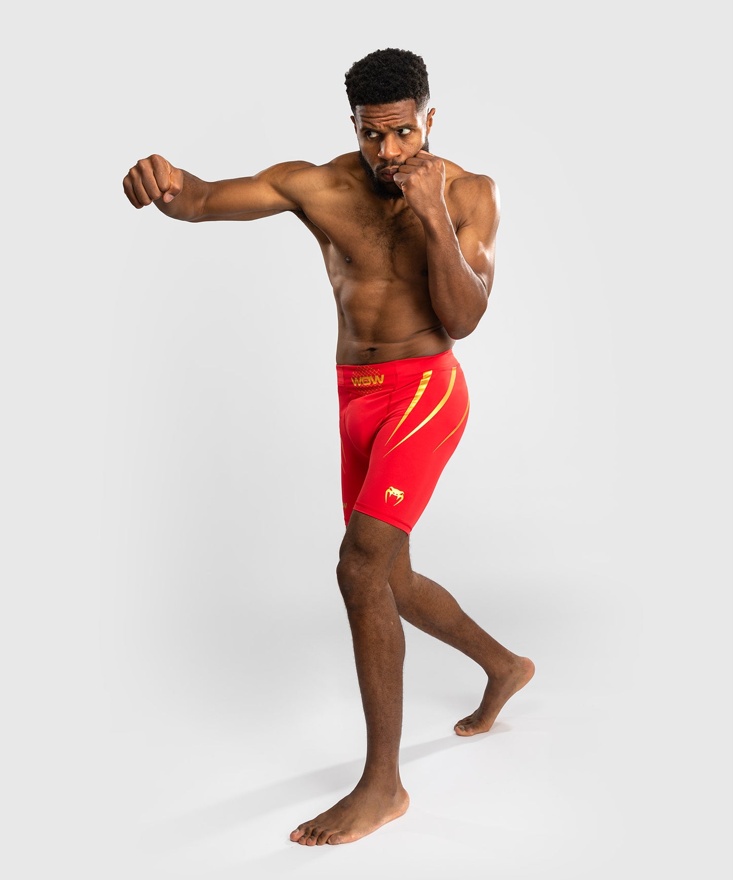 Short de Compression Venum x WOW FC - Rouge/Or