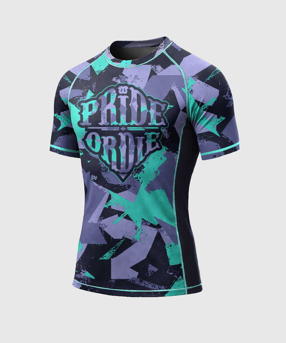 Rashguard À Manches Courtes Pride Or Die Reckless 2.0 - Noir