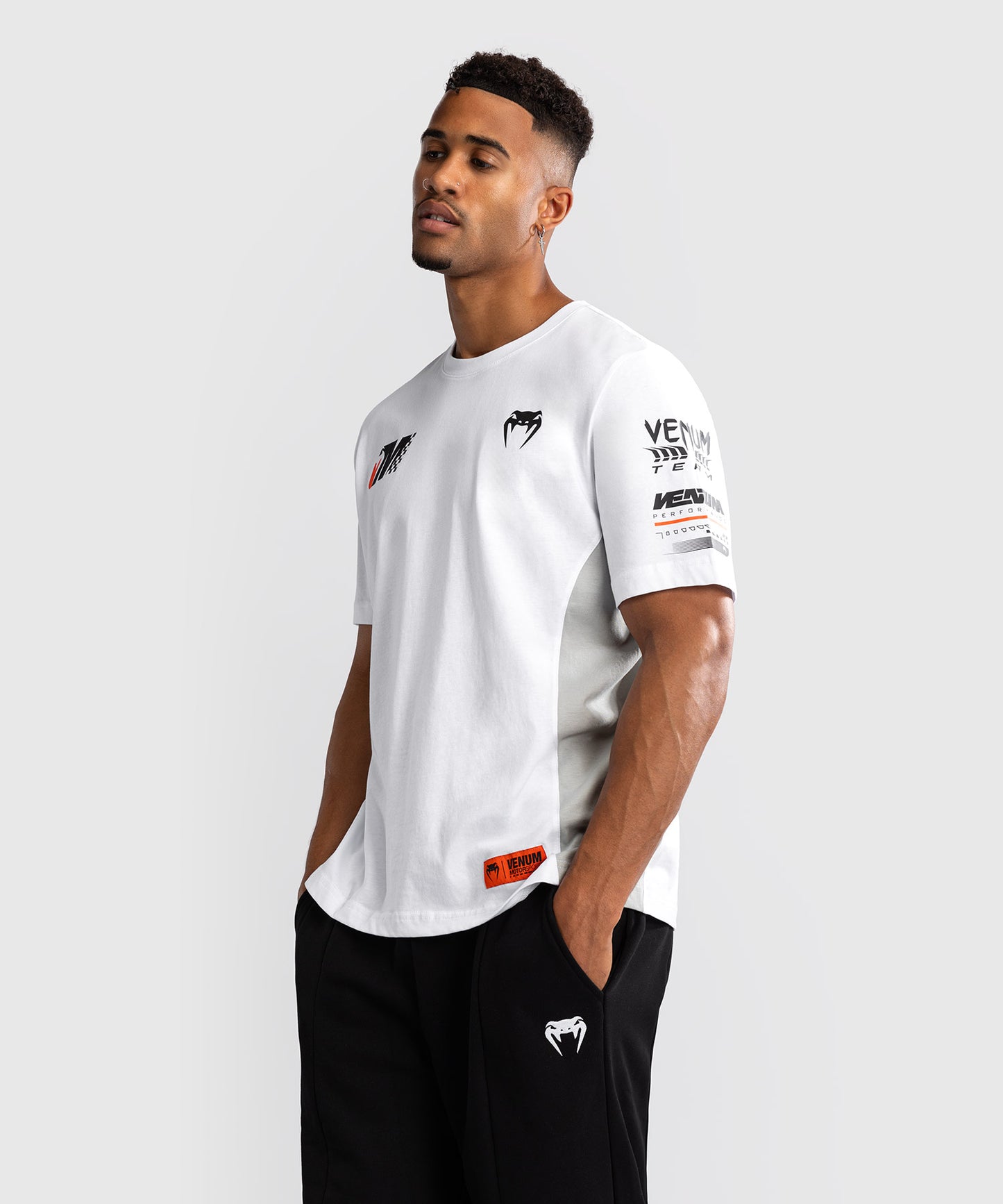 T-Shirt Venum Motorsport - Blanc Neige