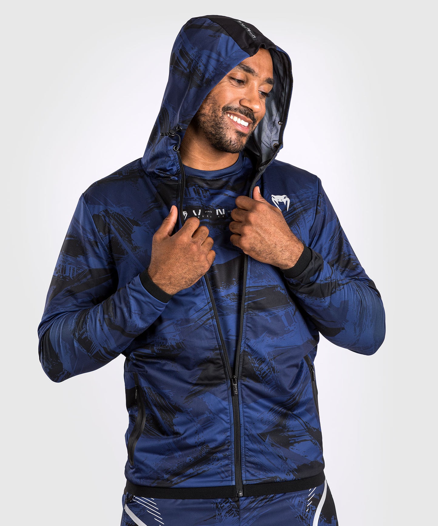 Venum Electron 3.0 Sudadera con capucha - Azul marino