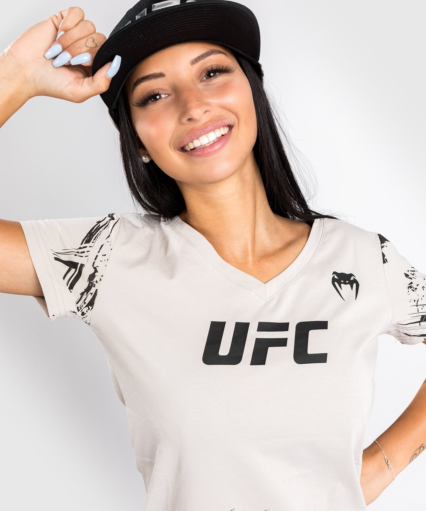 T-Shirt UFC Venum Authentic Fight Week 2.0 - Pour Femmes - Sable