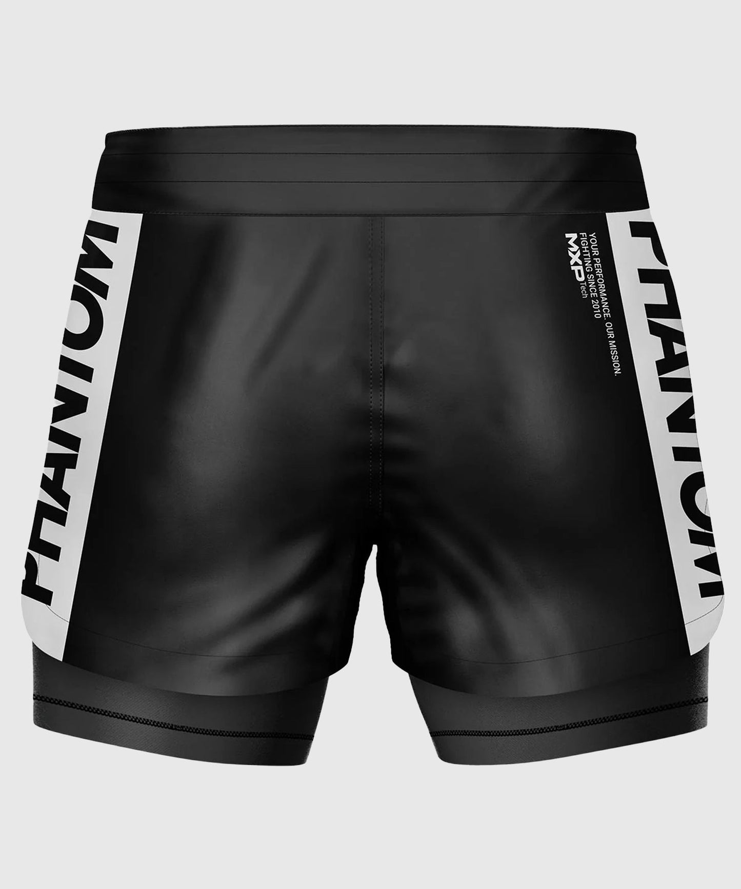 Short de MMA Phantom Athletics Fusion 2In1 Apex - Noir