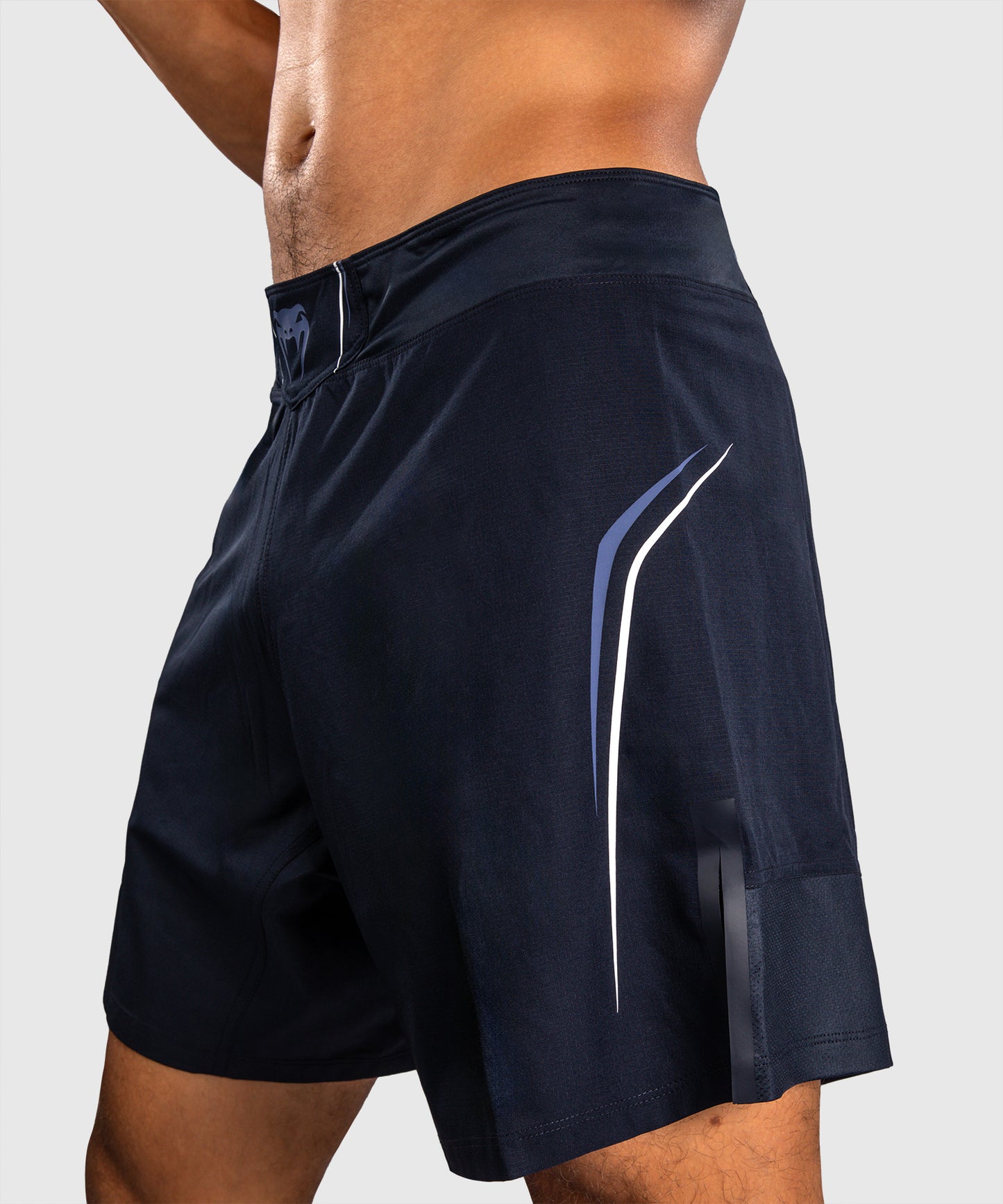 Venum G-Core Pantalón Corto de Combate - Azul Marino/Blanco