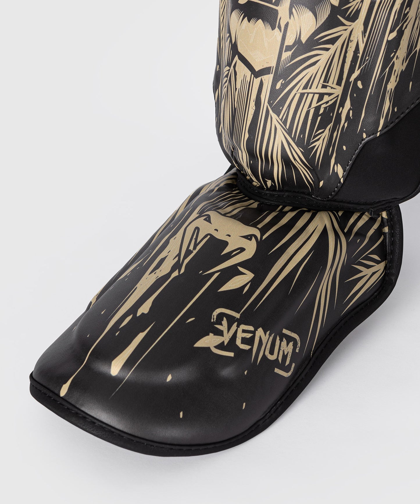 Venum Tiger Schienbeinschoner - Schwarz/Neon Orange