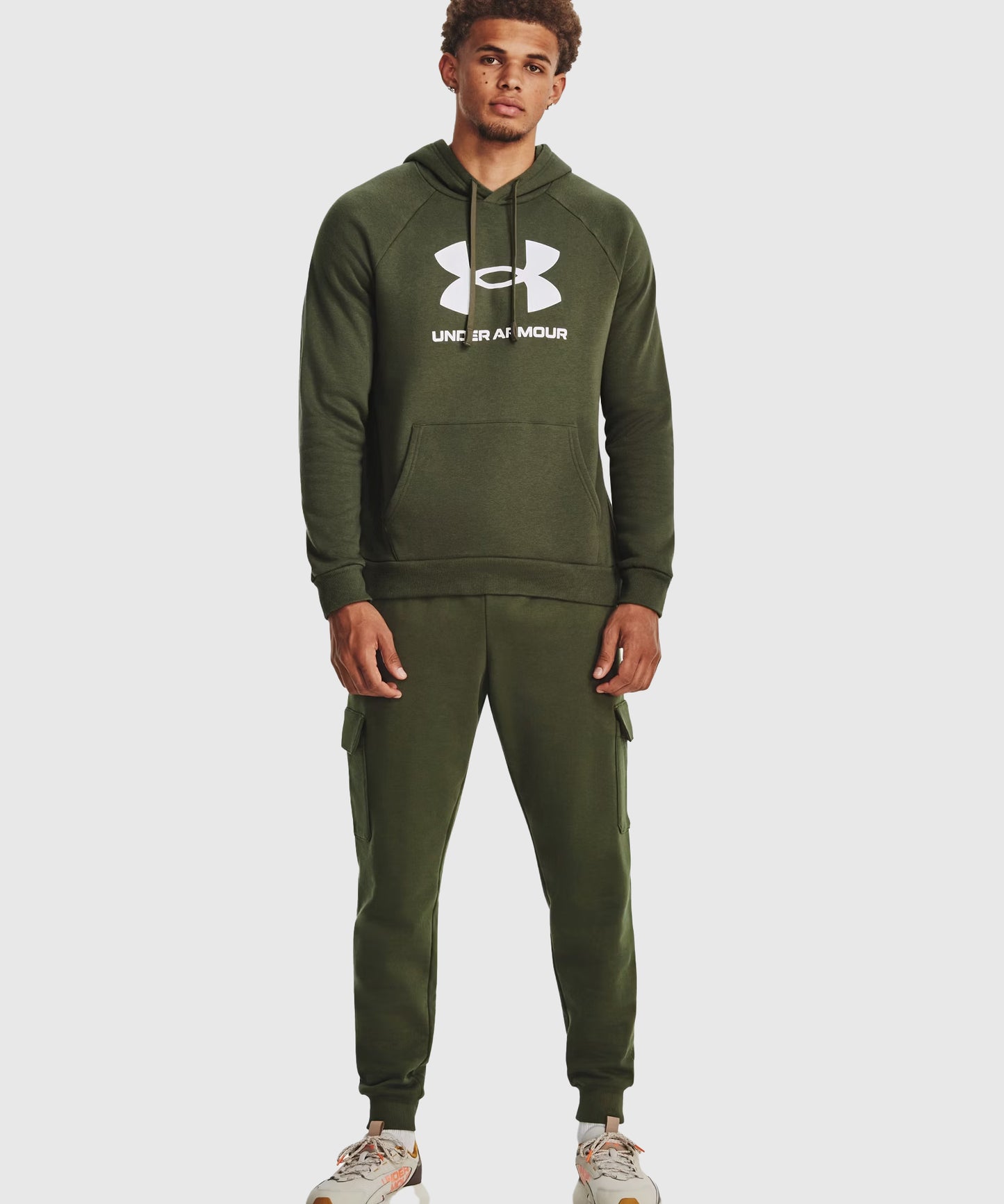 Under Armour Ua Rival Fleece Sudadera con Capucha – Caqui