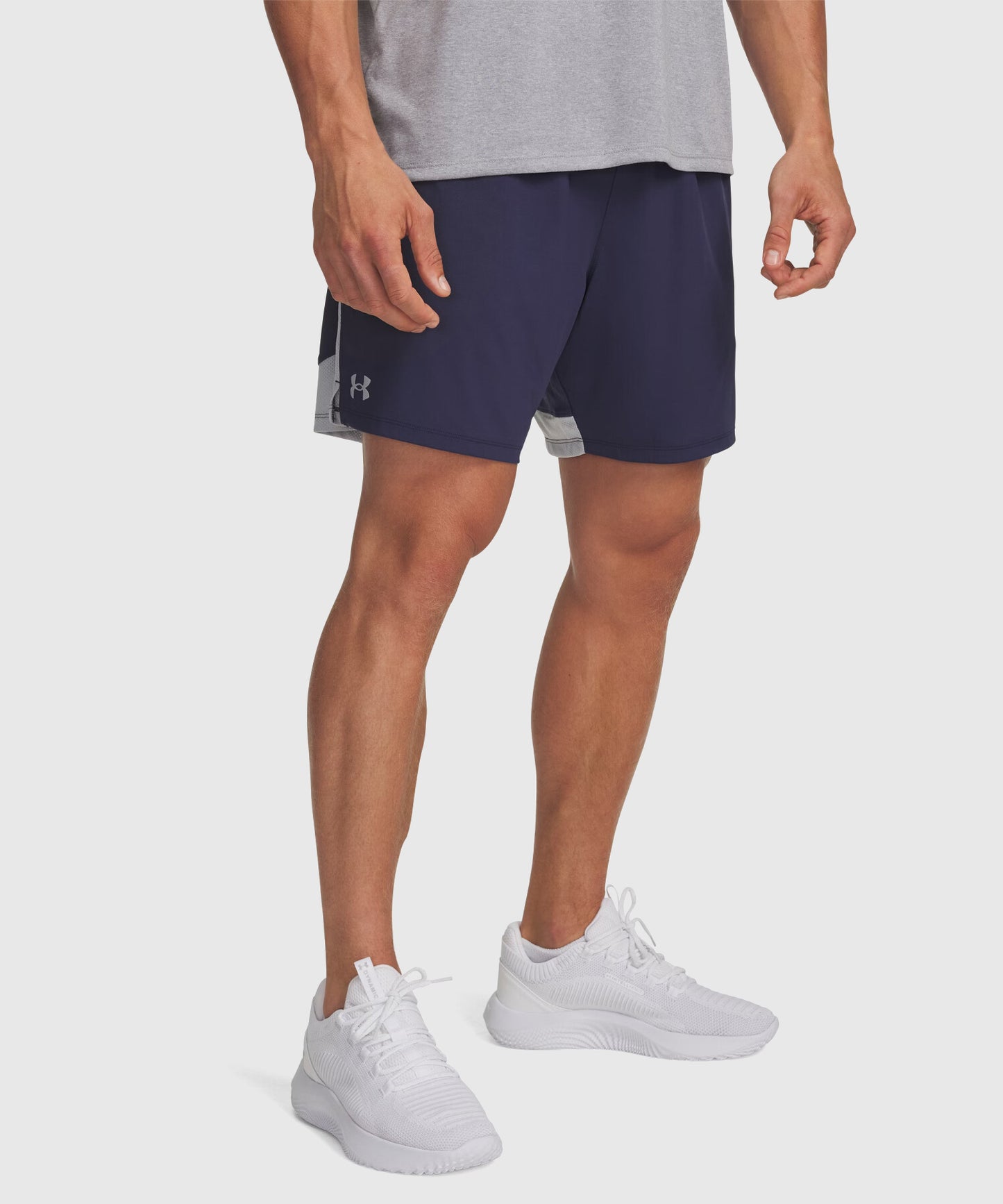 Under Armour 2-in-1 Tech Vent Fight Shorts - Navy/Grey