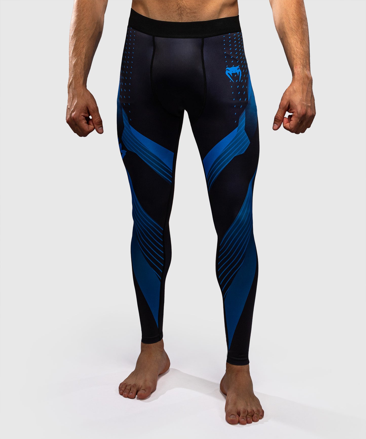 Venum No-Gi 6.0 Spats - Negro/Azul