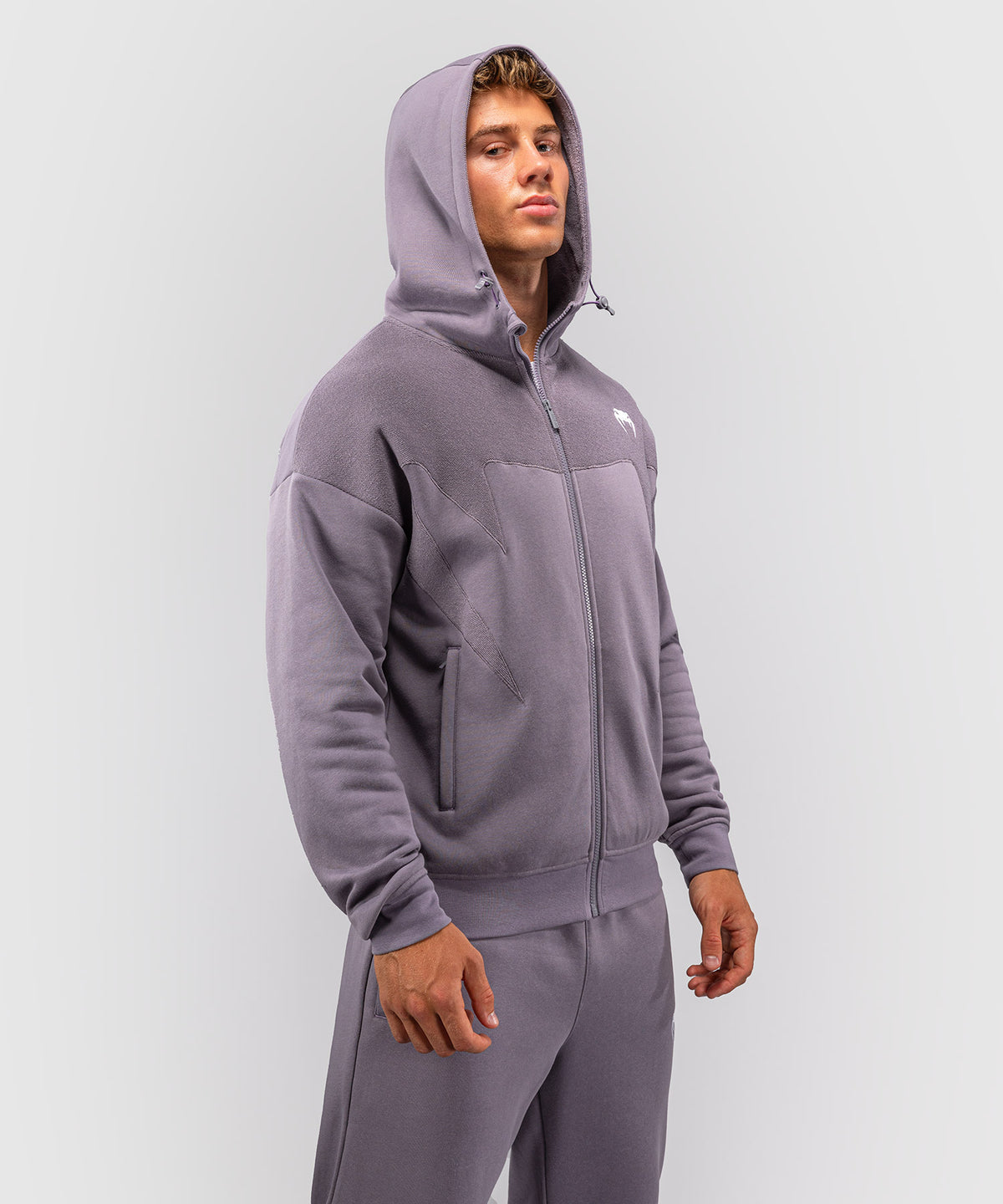 Veste de survêtement Venum Attack Fleece & Weave - Gris lavande