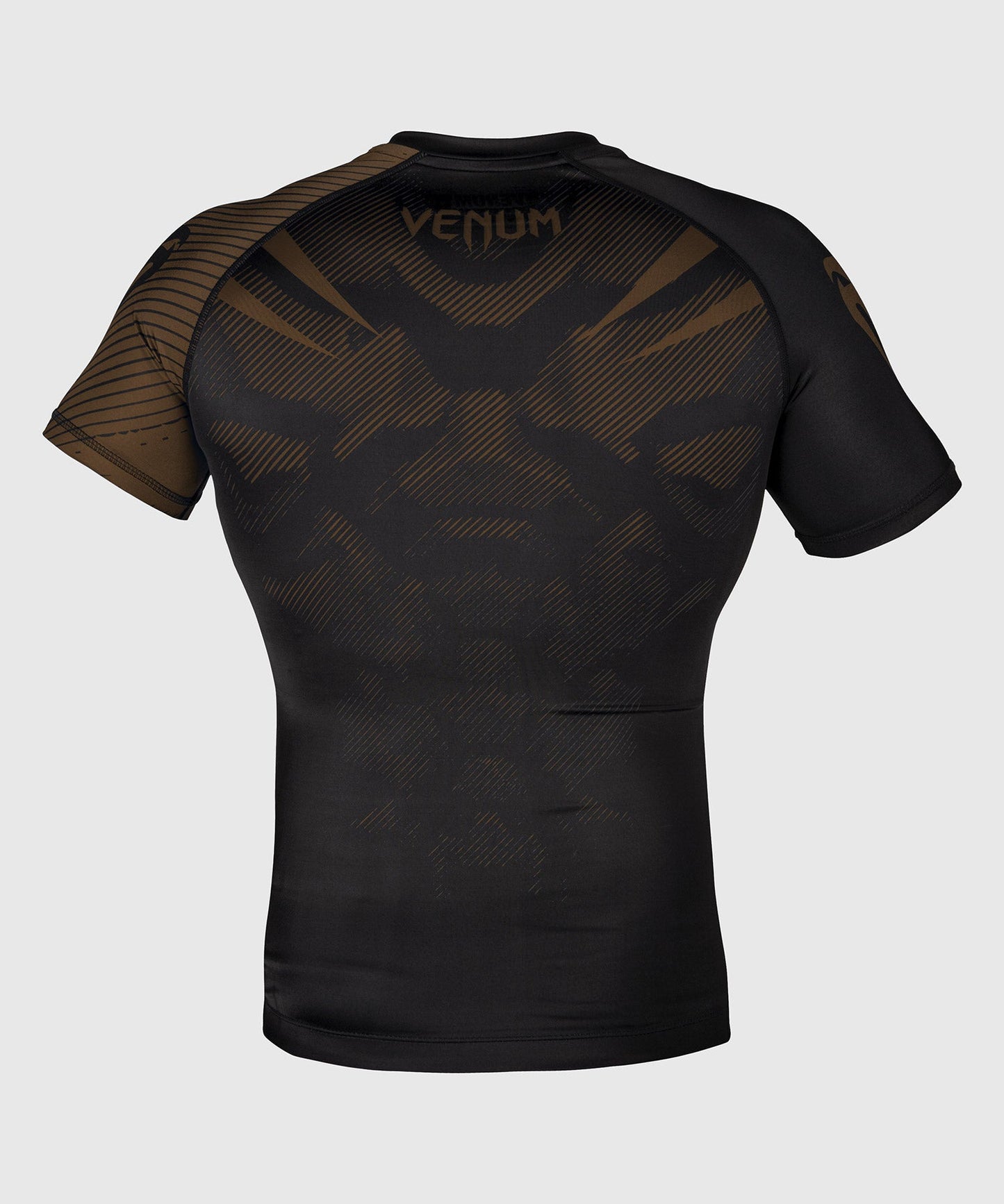 Venum NoGi 2.0 Rashguard - Kurzarm IBJJF approved - Schwarz/Braun