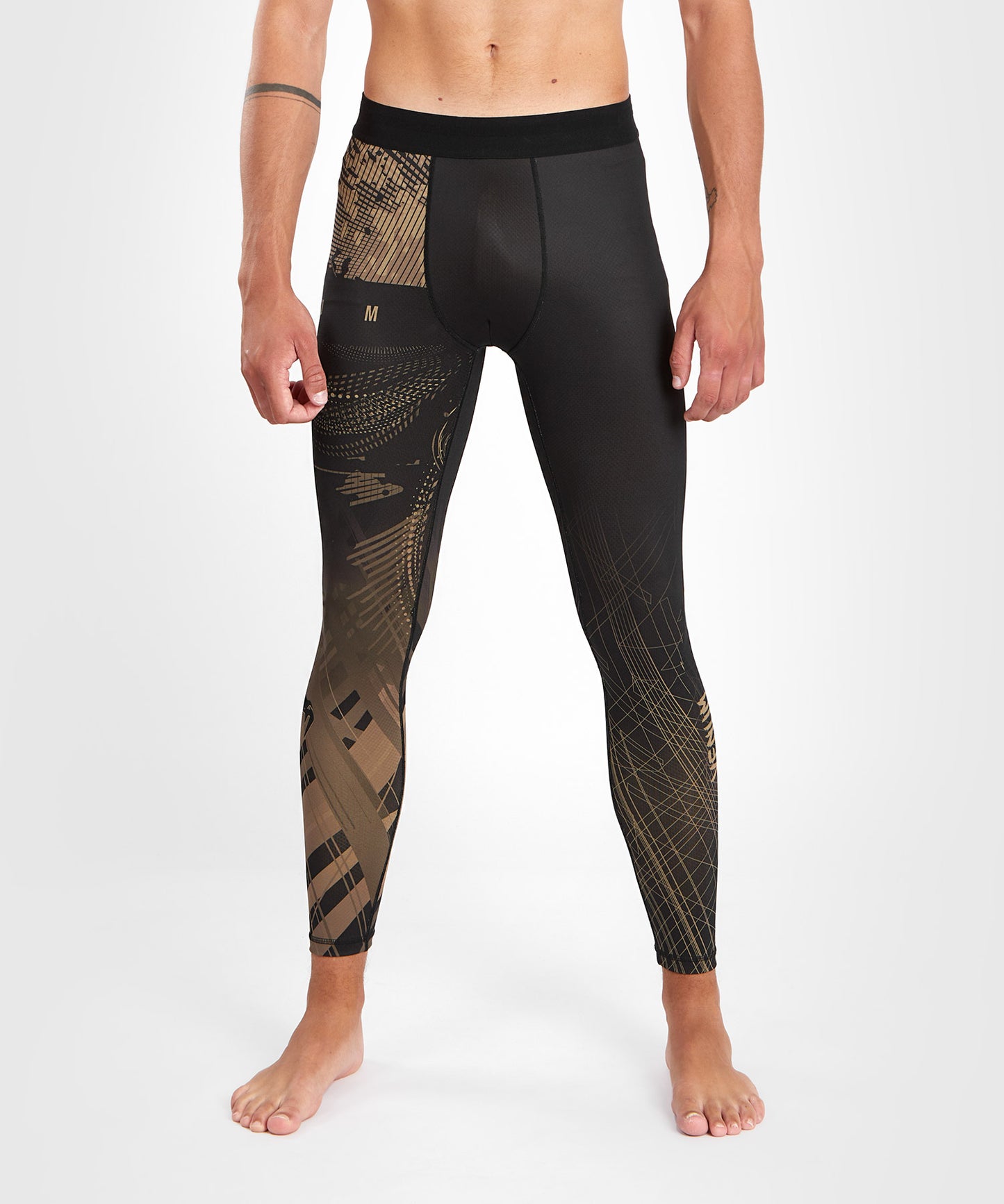 Venum Gorilla Jungle Pantalones de compresión - Negro/Arena