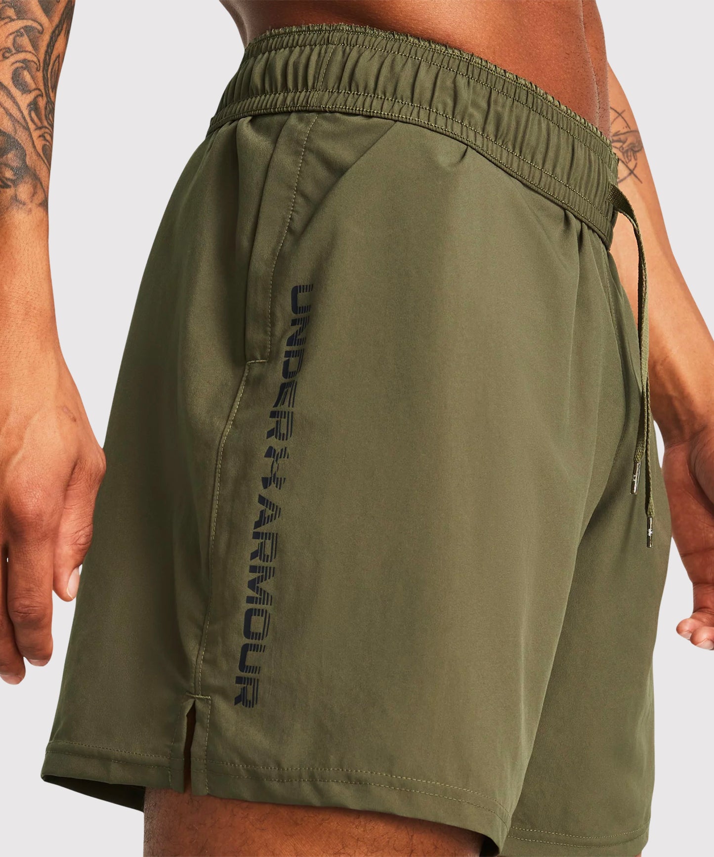 Short Under Armour Ua Woven Wordmark - Kaki