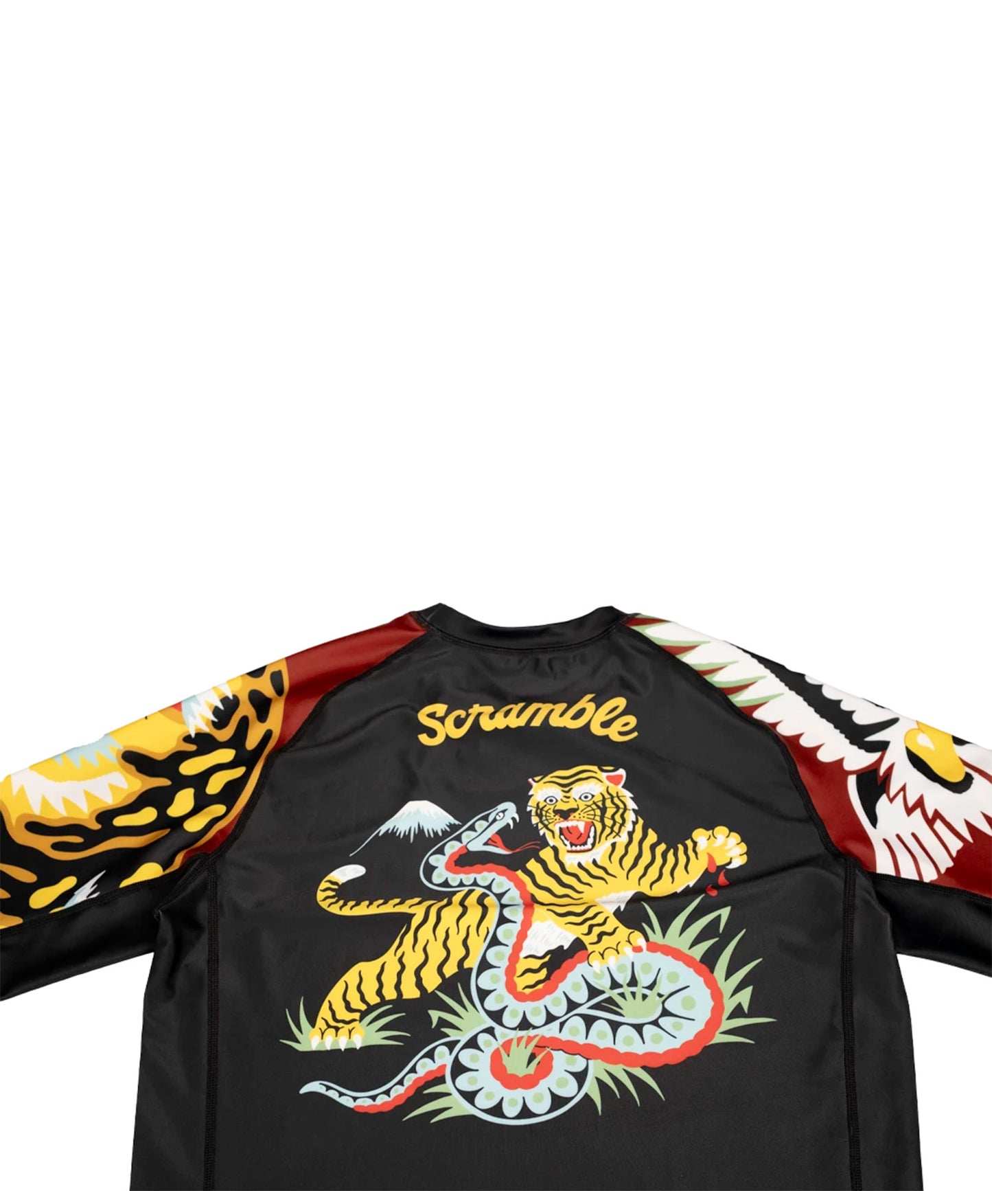 Rashguard À Manches Courtes Scramble Sukajan - Noir