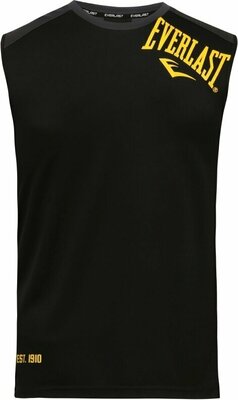 Everlast Orion Camiseta de Tirantes de Boxeo - Negro/Amarillo