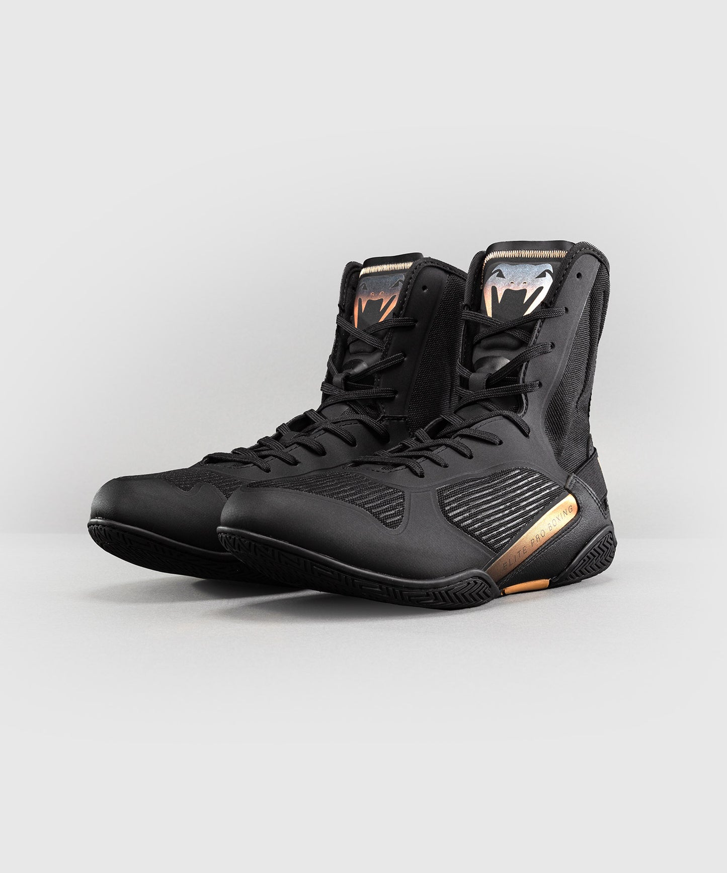 Venum Elite Neo Boxing Shoes - Black/Gold