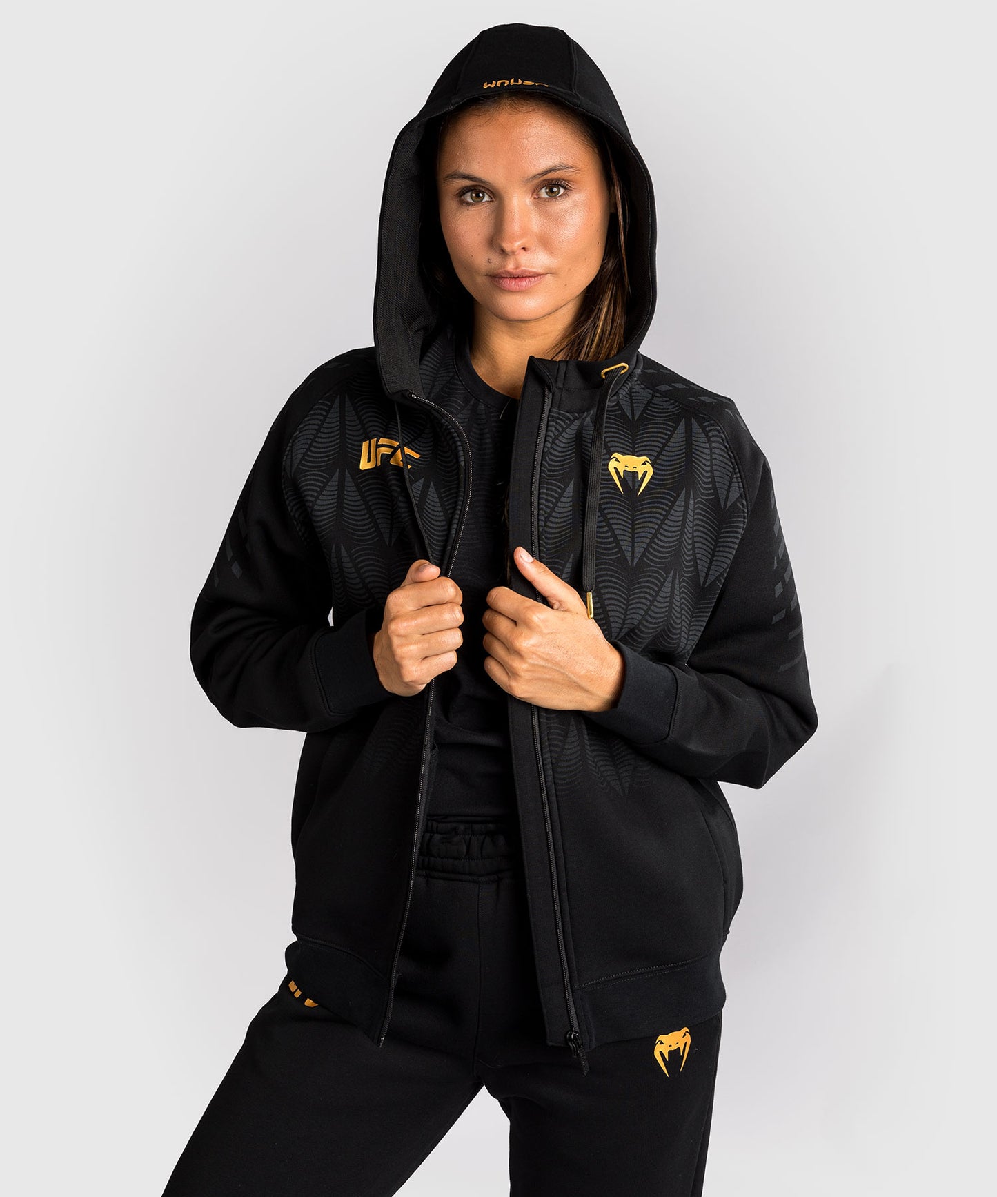 Sweat à capuche zippé Femme UFC Zenith by Venum Replica - Champion