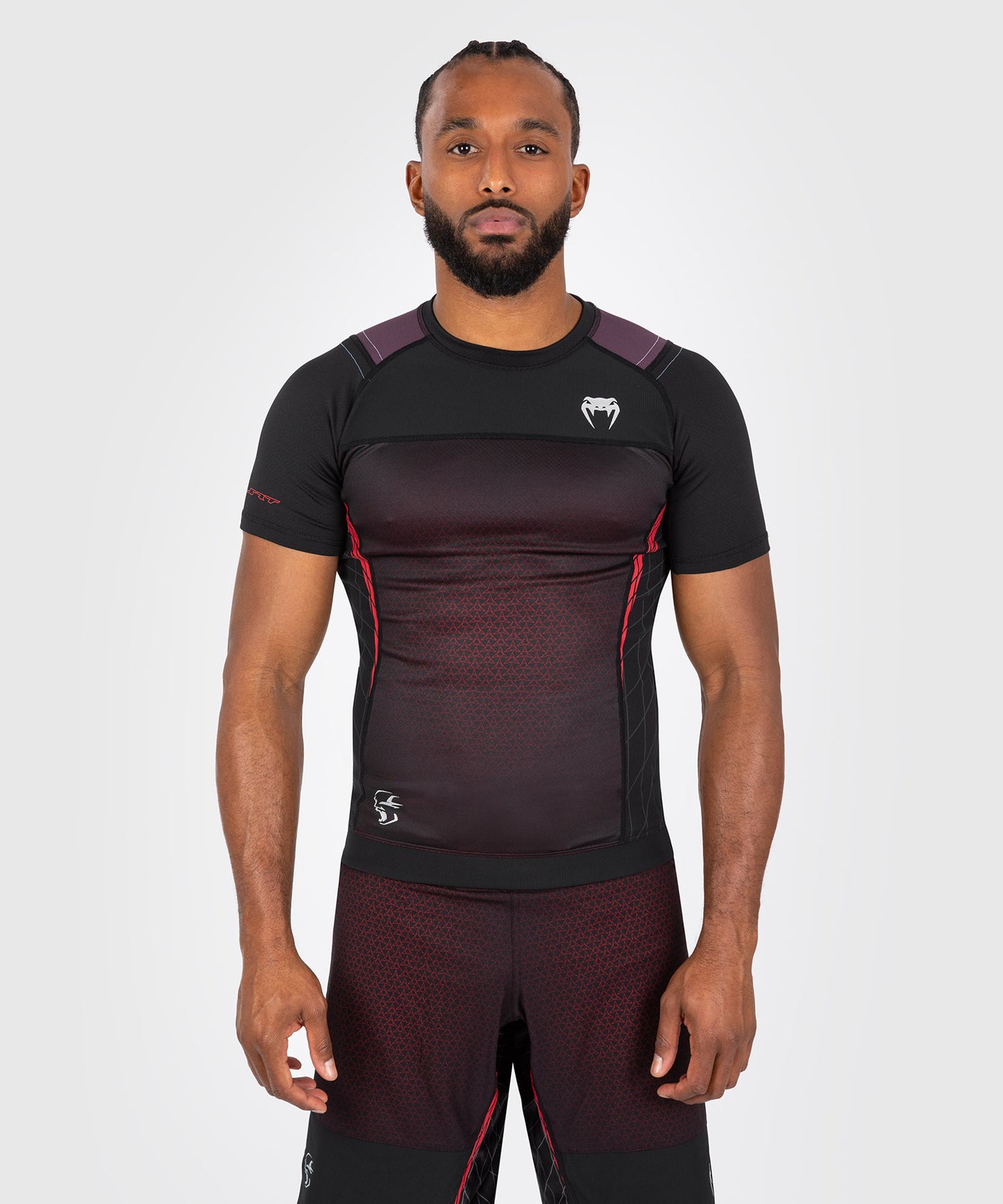 Venum x Dodge Banshee Hombres de manga corta Rashguard - Negro