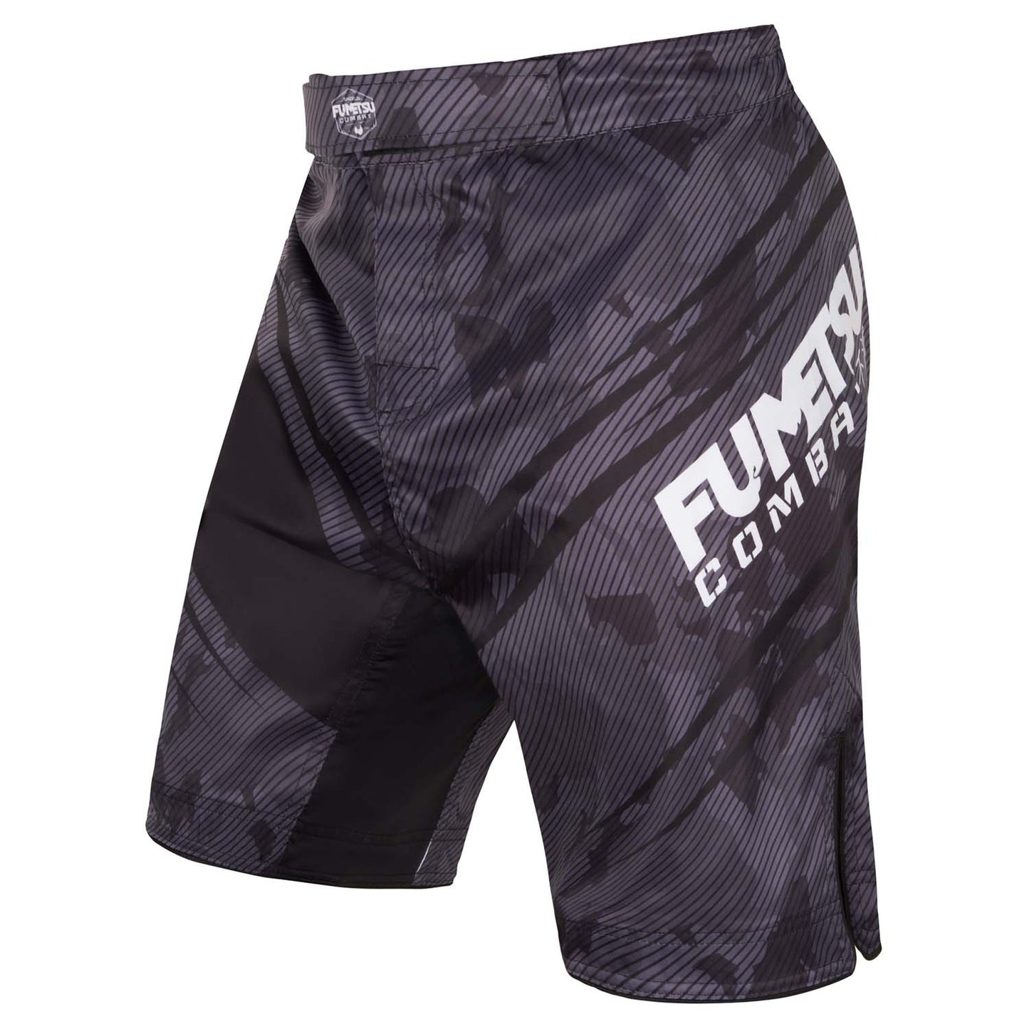 Fumetsu Shield Fightshorts - Schwarz/Camouflage