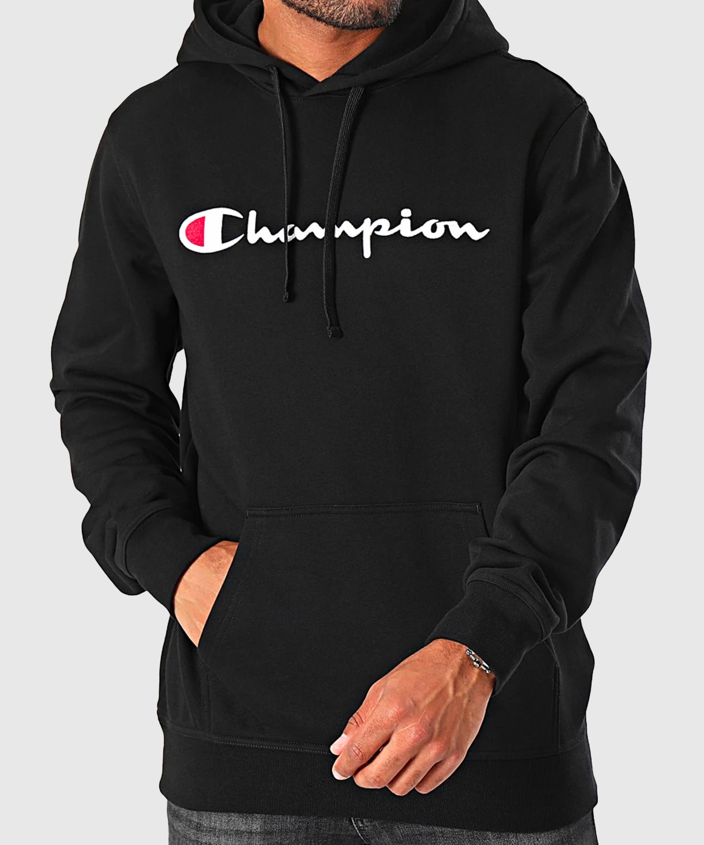 Sweat À Capuche Pour Hommes Champion - Noir